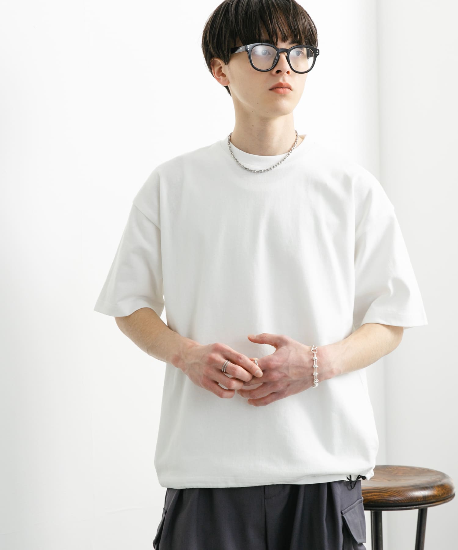 身長：173cm サイズ：L