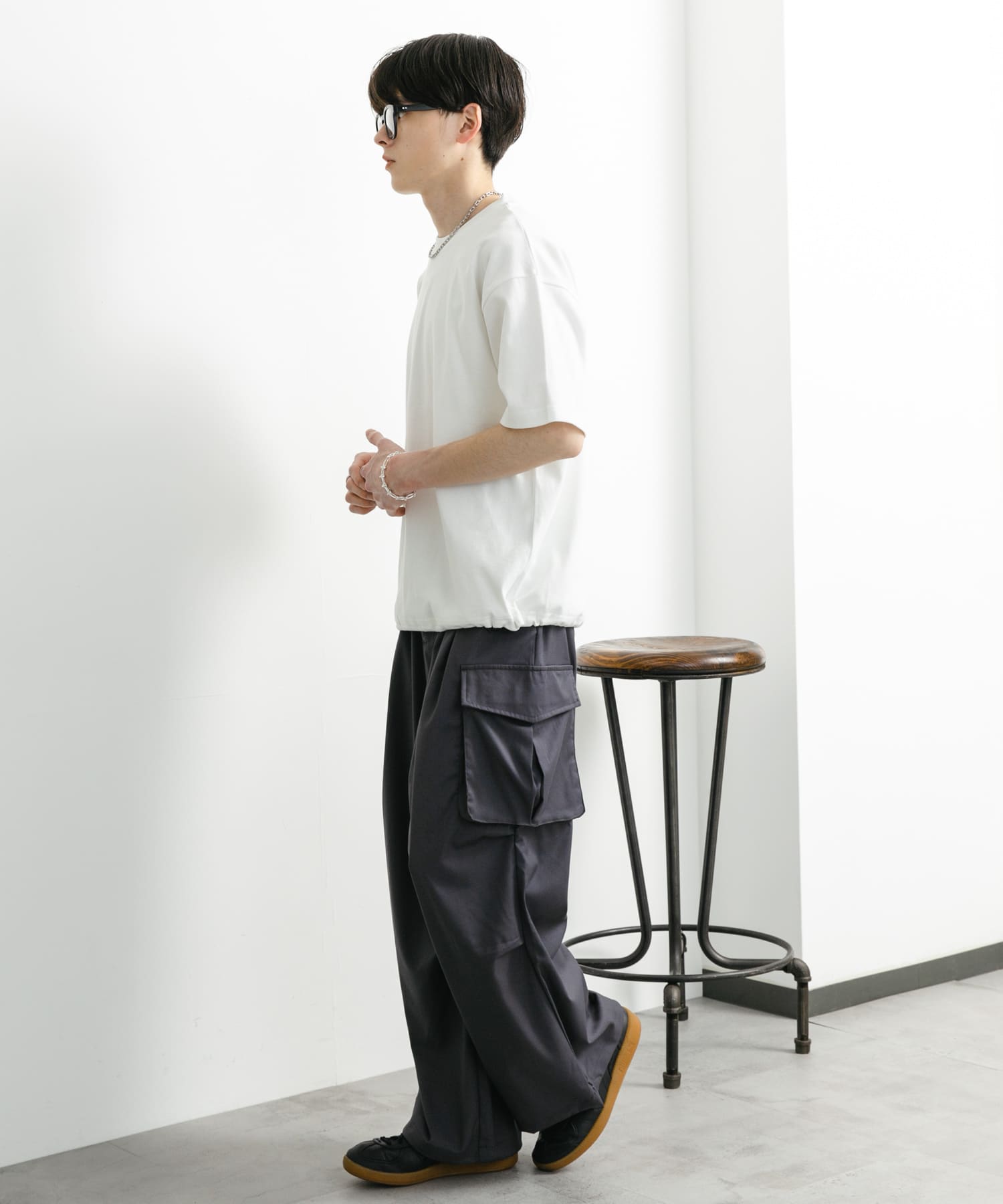 身長：173cm サイズ：L