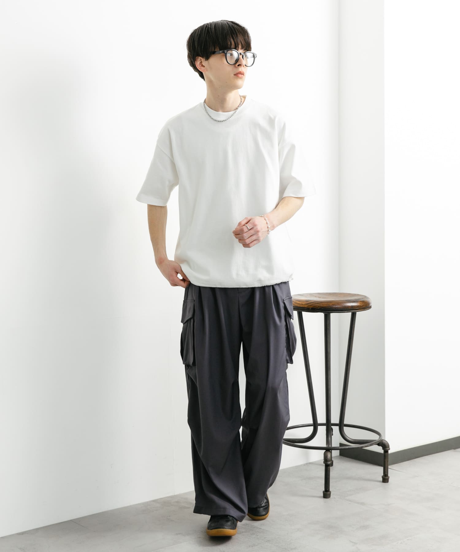 身長：173cm サイズ：L