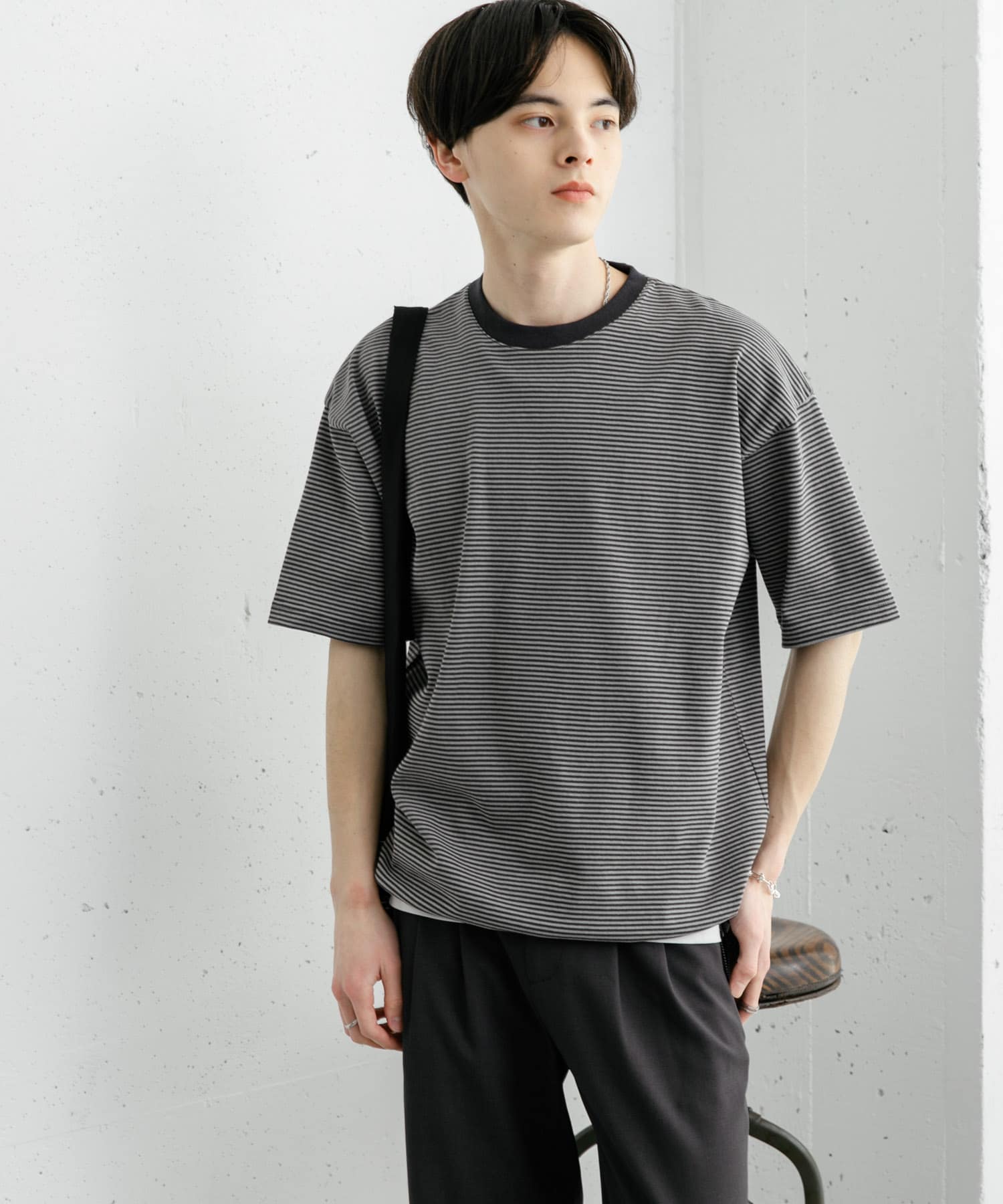 身長：173cm サイズ：L