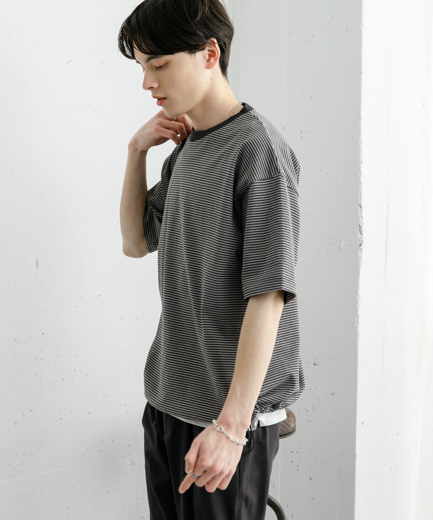 身長：173cm サイズ：L