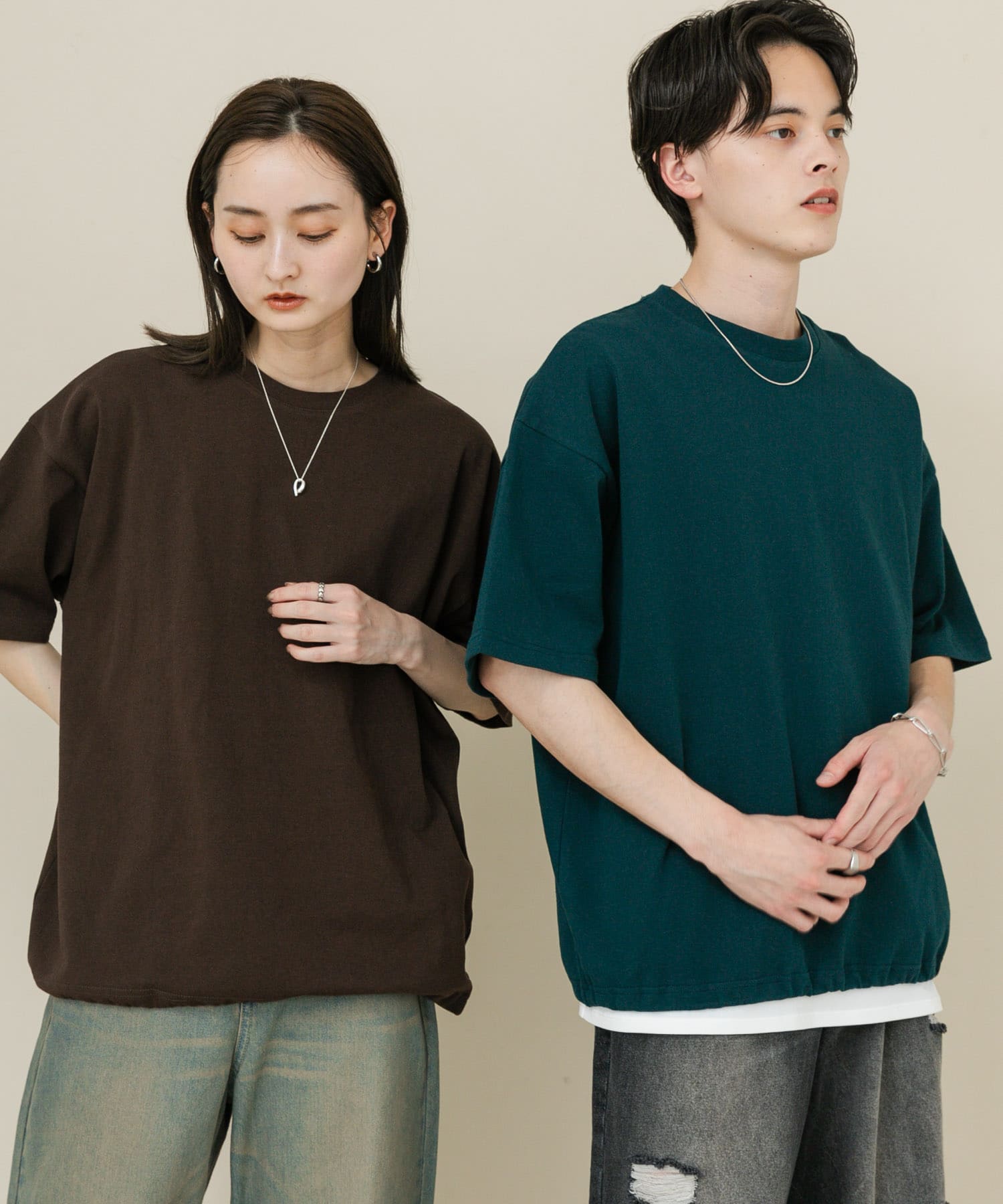 身長：169cm サイズ：M, 身長：173cm サイズ：L