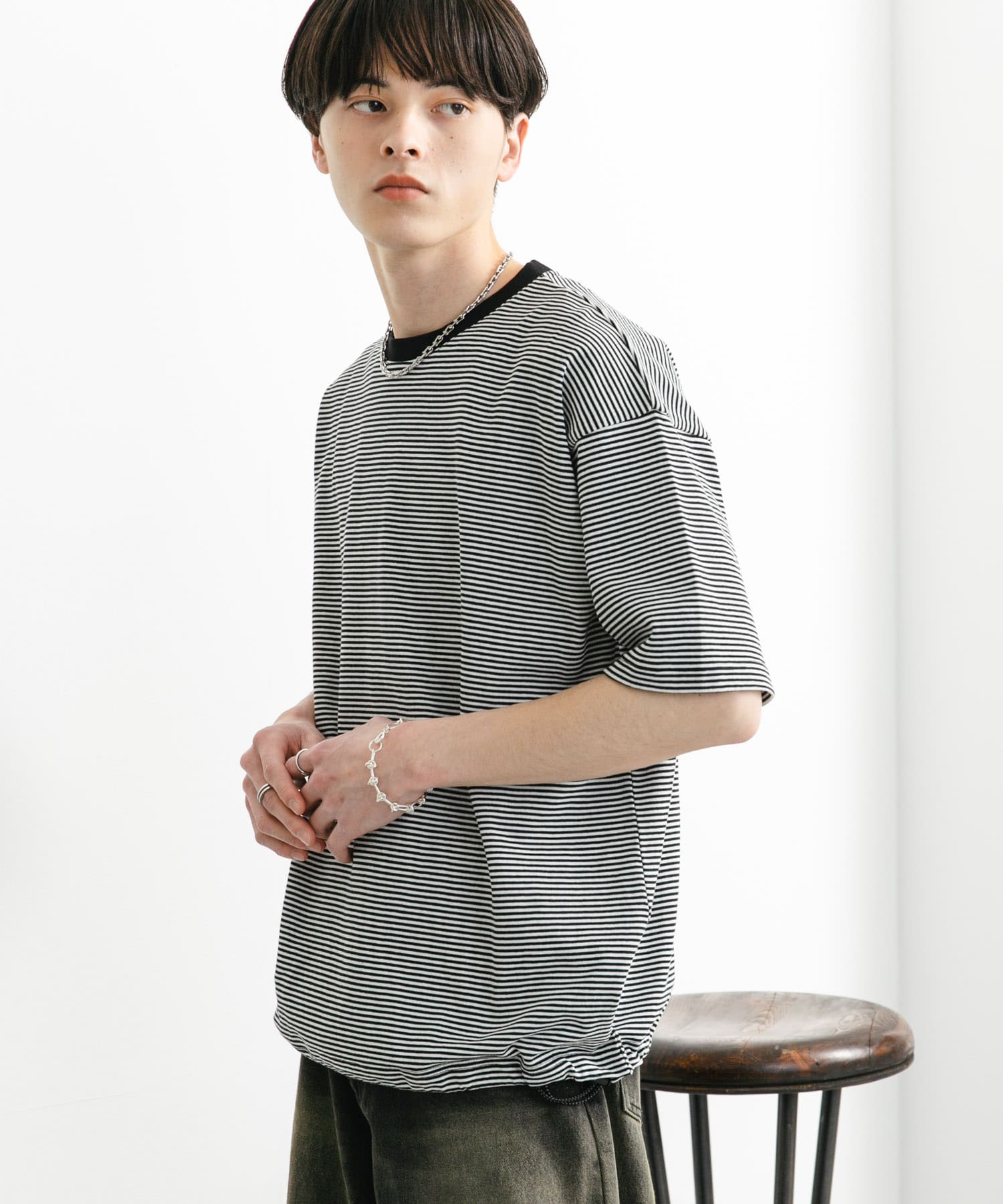 身長：173cm サイズ：L