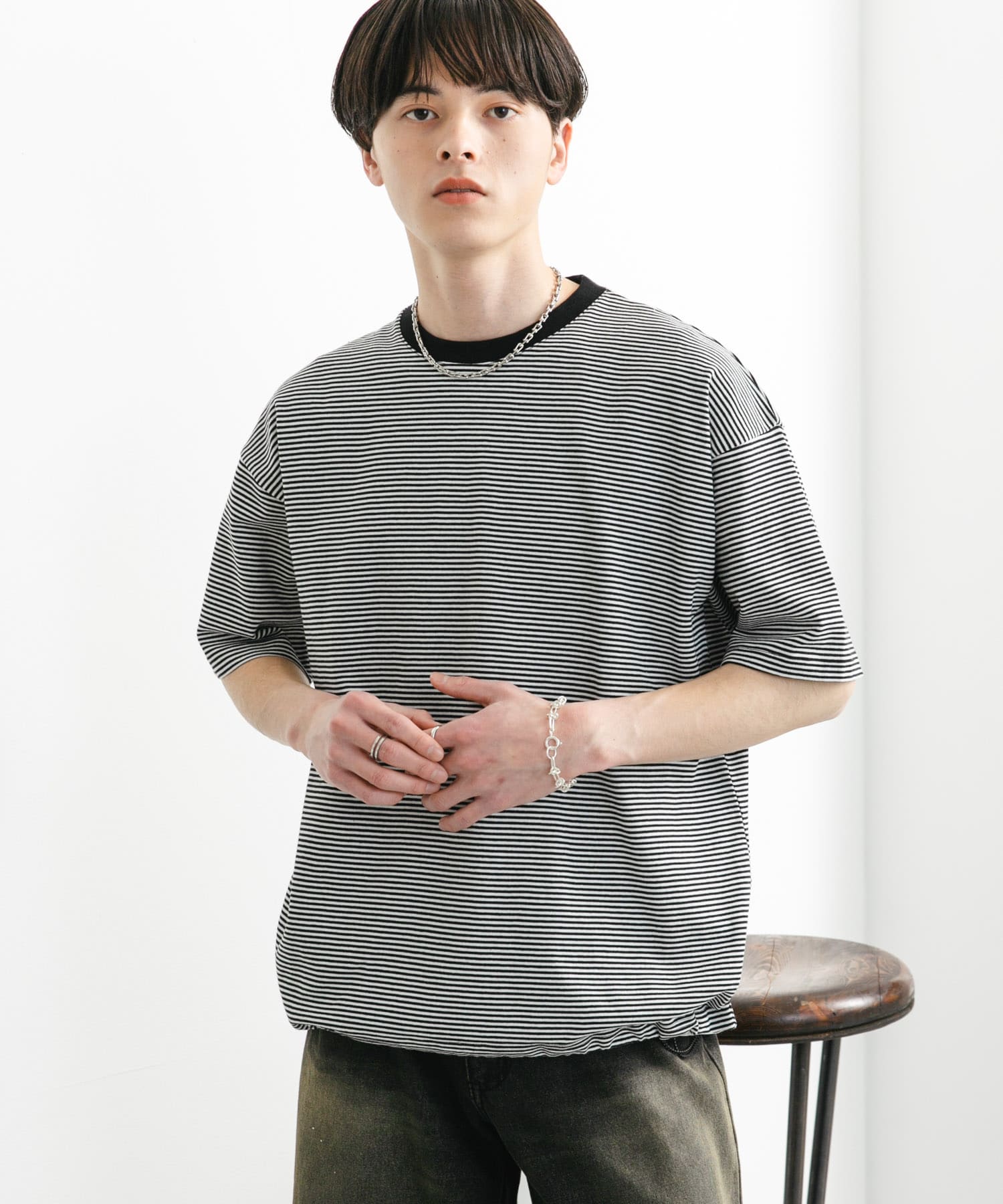 身長：173cm サイズ：L