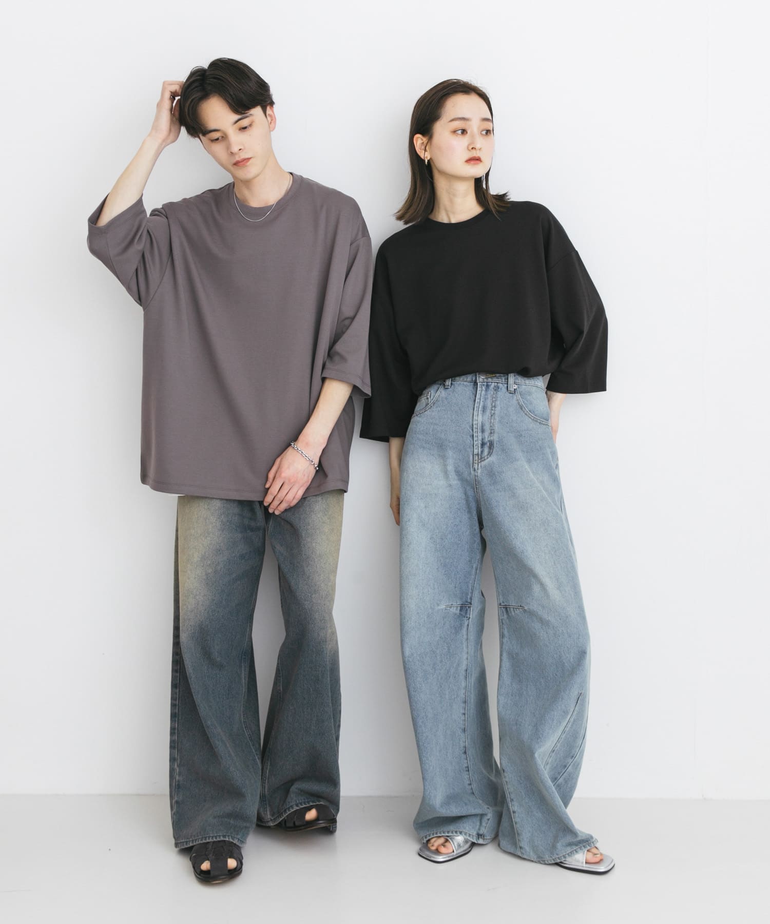 身長：173cm サイズ：L, 身長：169cm サイズ：L