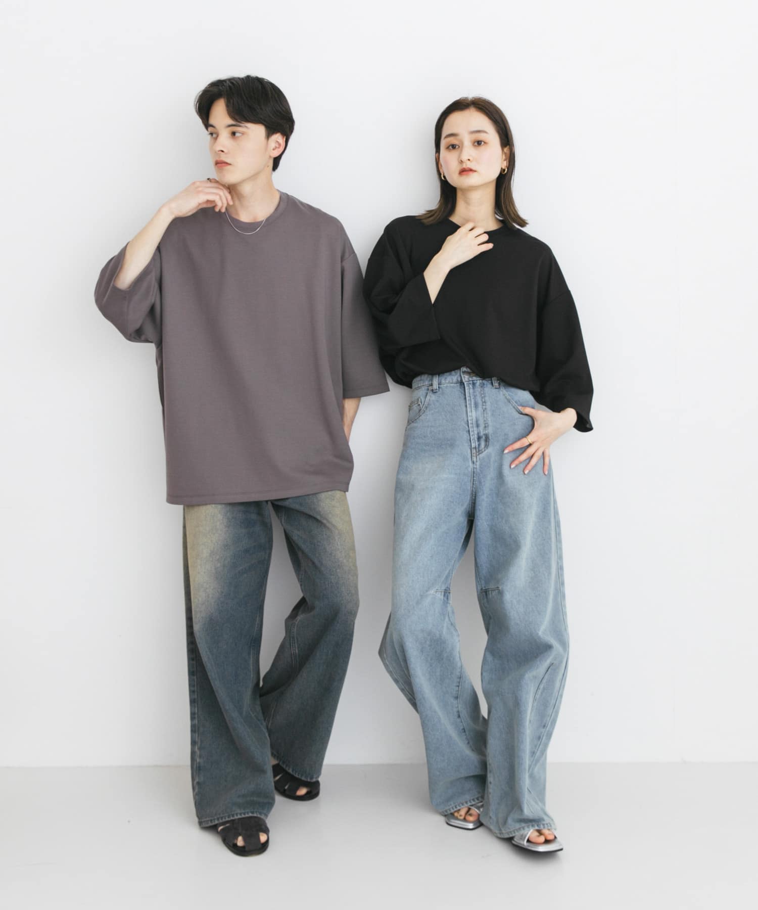 身長：173cm サイズ：L, 身長：169cm サイズ：L