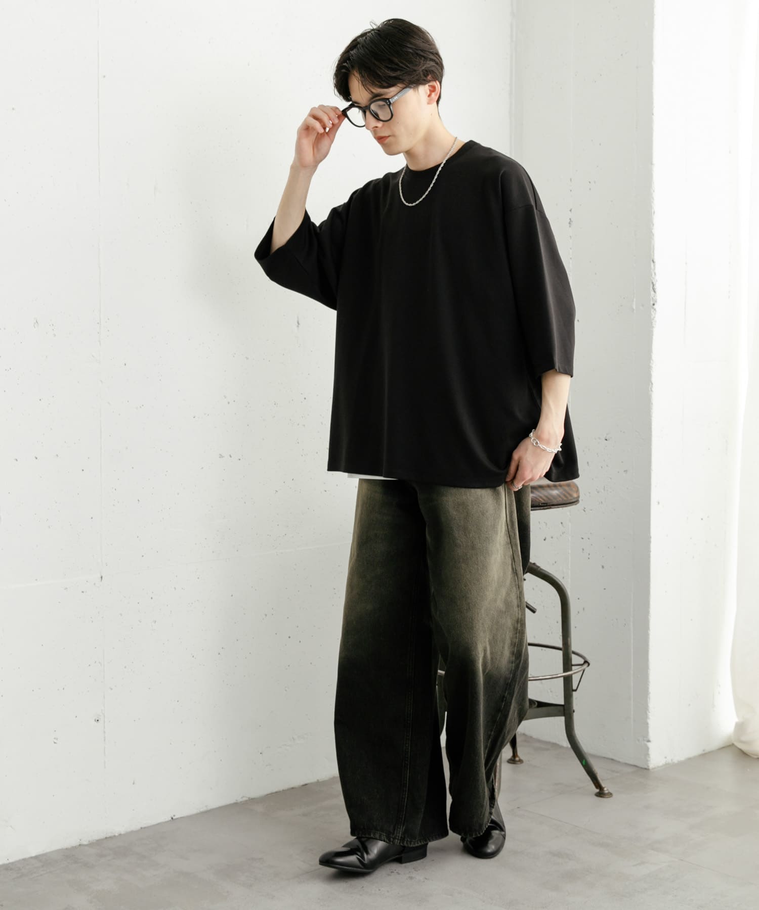 身長：173cm サイズ：L