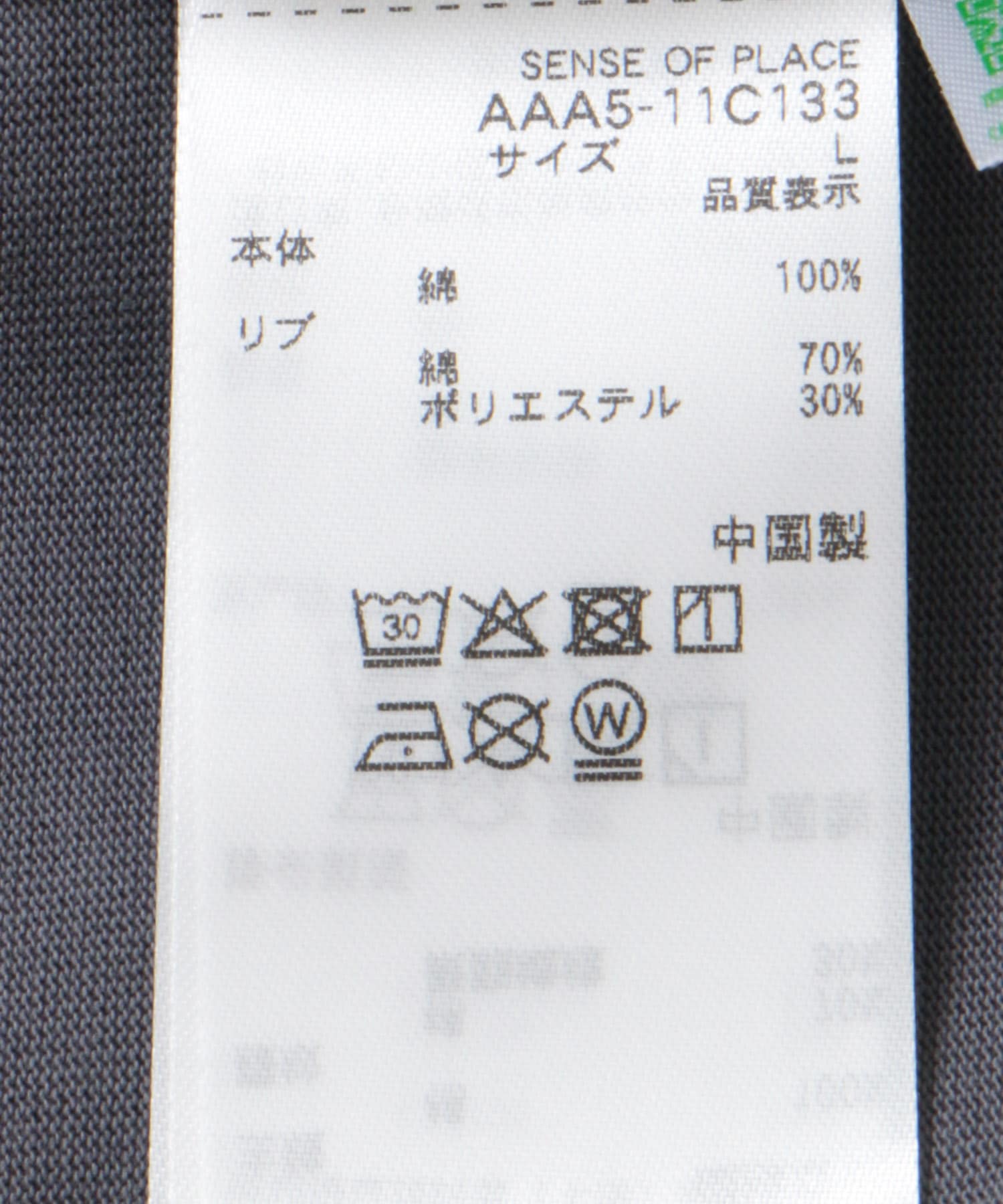 『WEB限定』『ユニセックス』ピスネーム付きポケットショートスリーブTシャツ CHARCOAL M