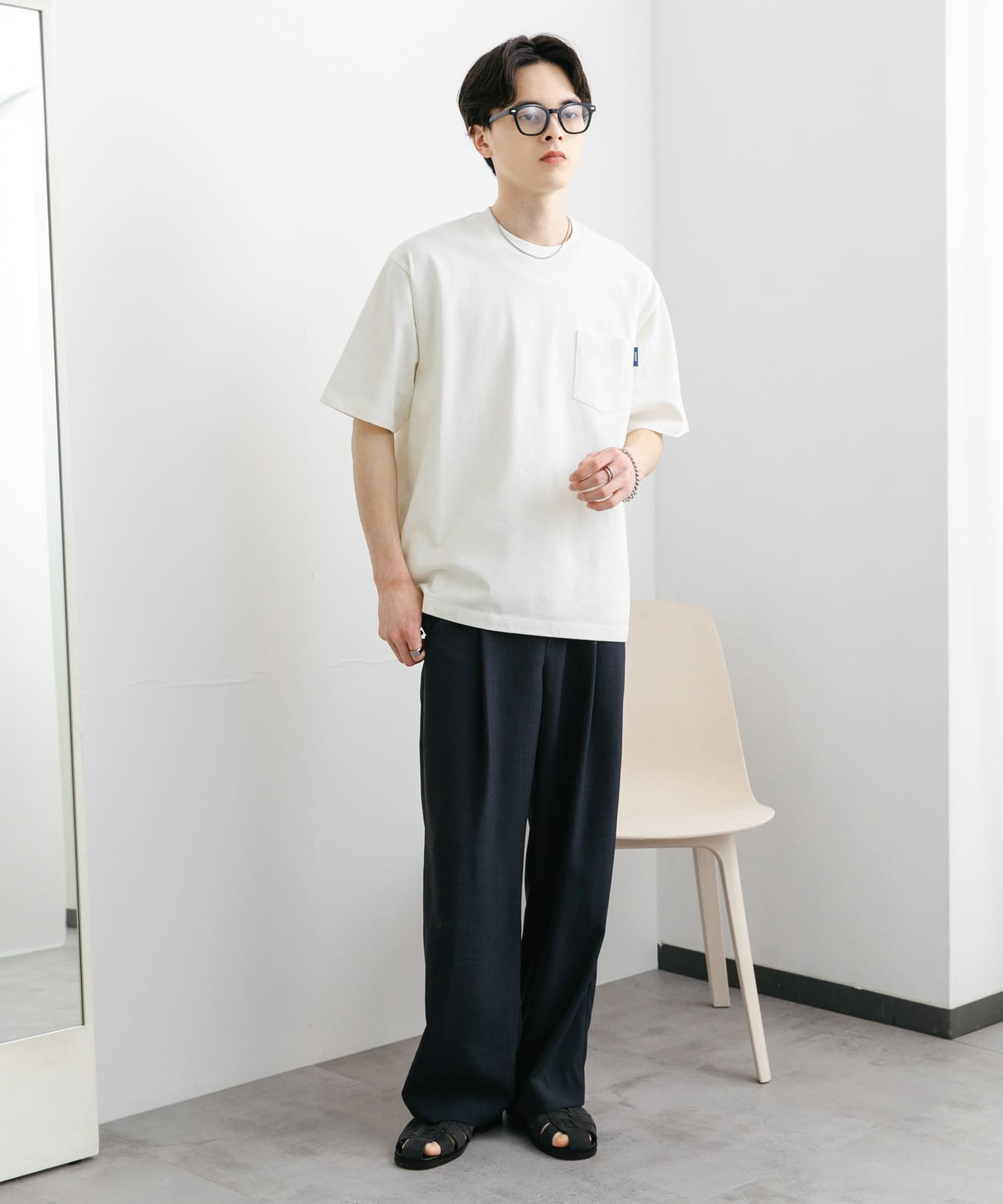 身長：173cm サイズ：L