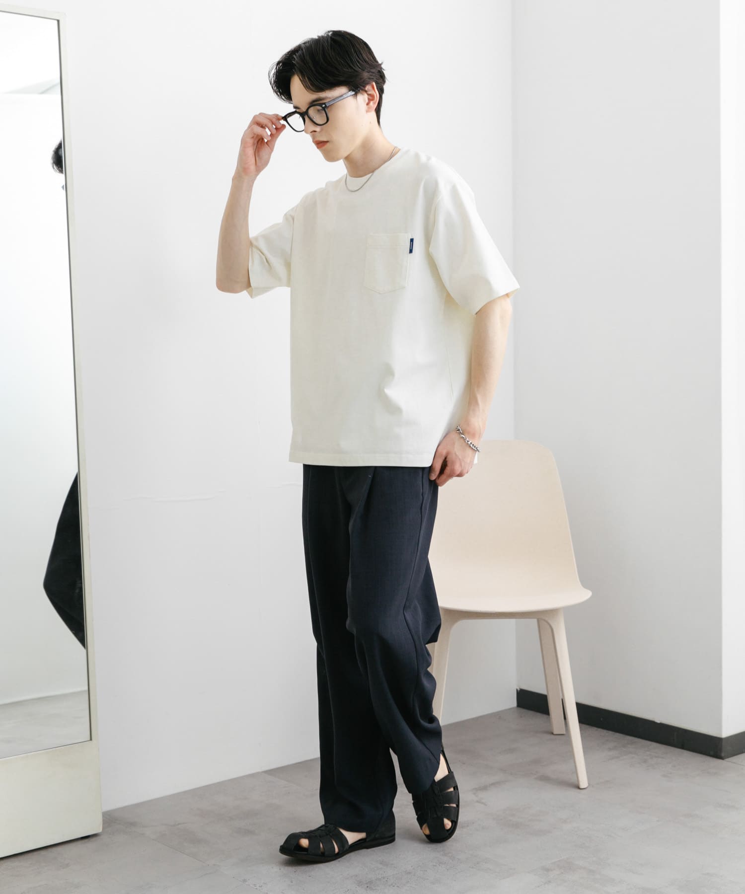 身長：173cm サイズ：L