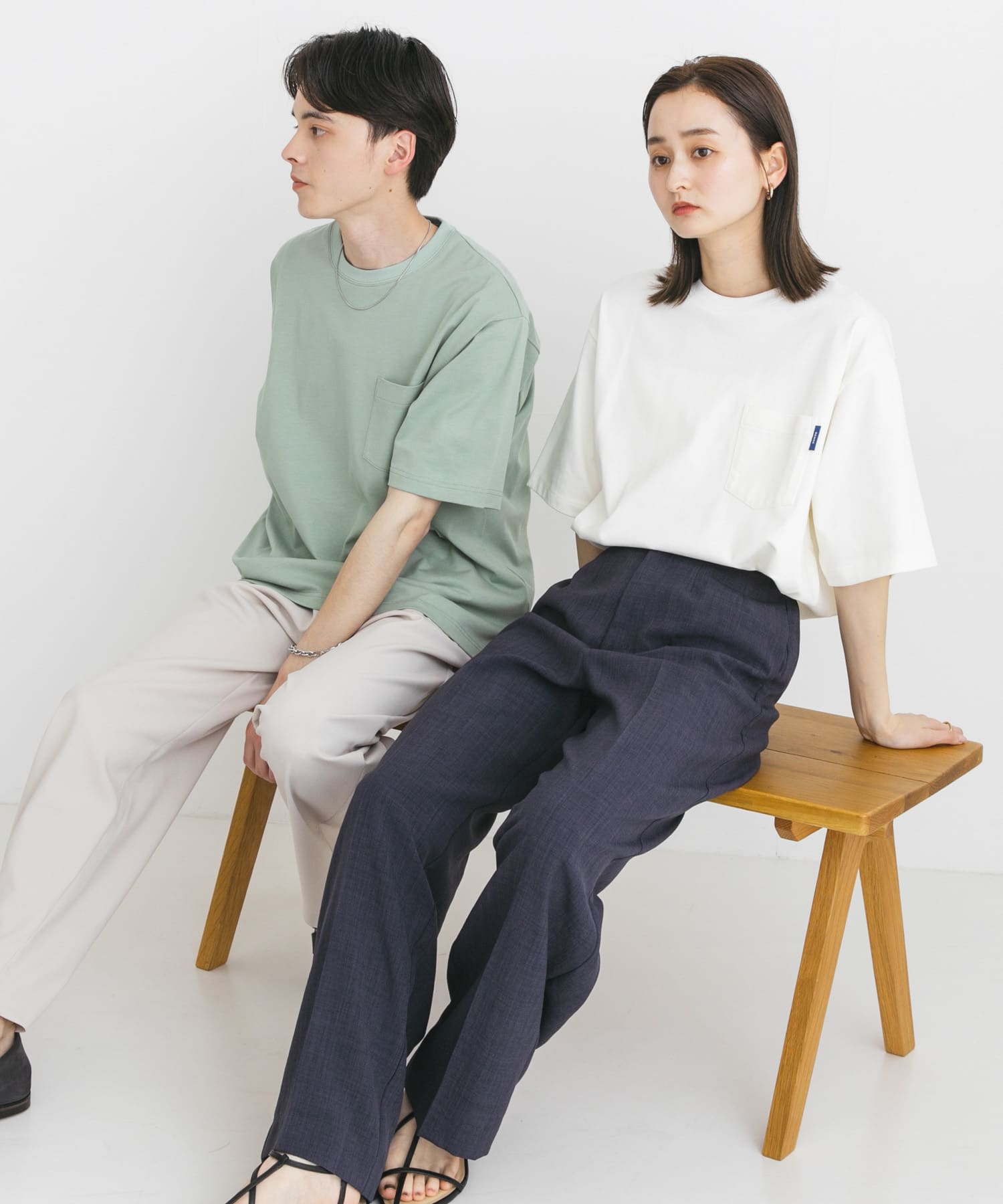 身長：173cm サイズ：L, 身長：169cm サイズ：L