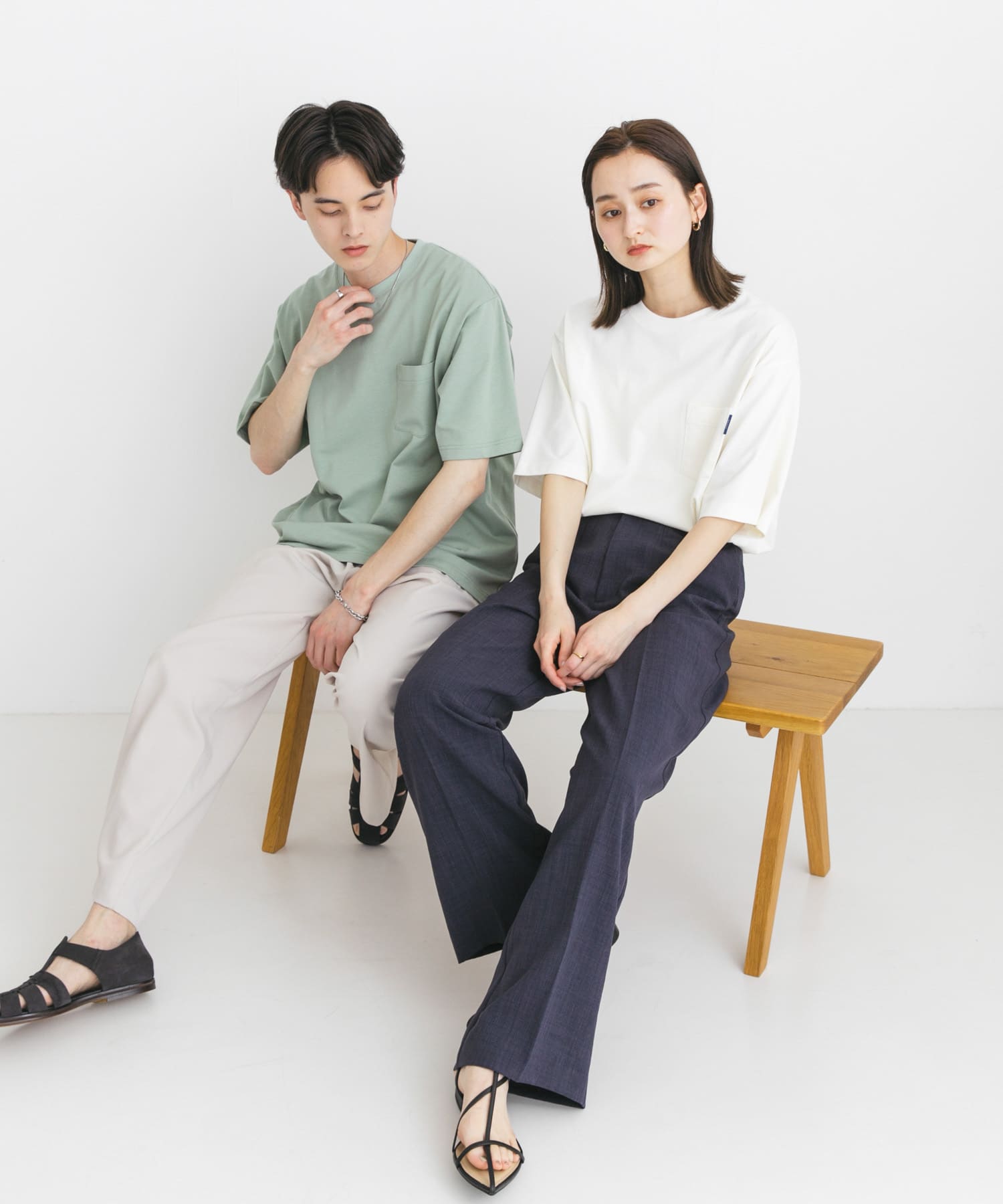 身長：173cm サイズ：L, 身長：169cm サイズ：L