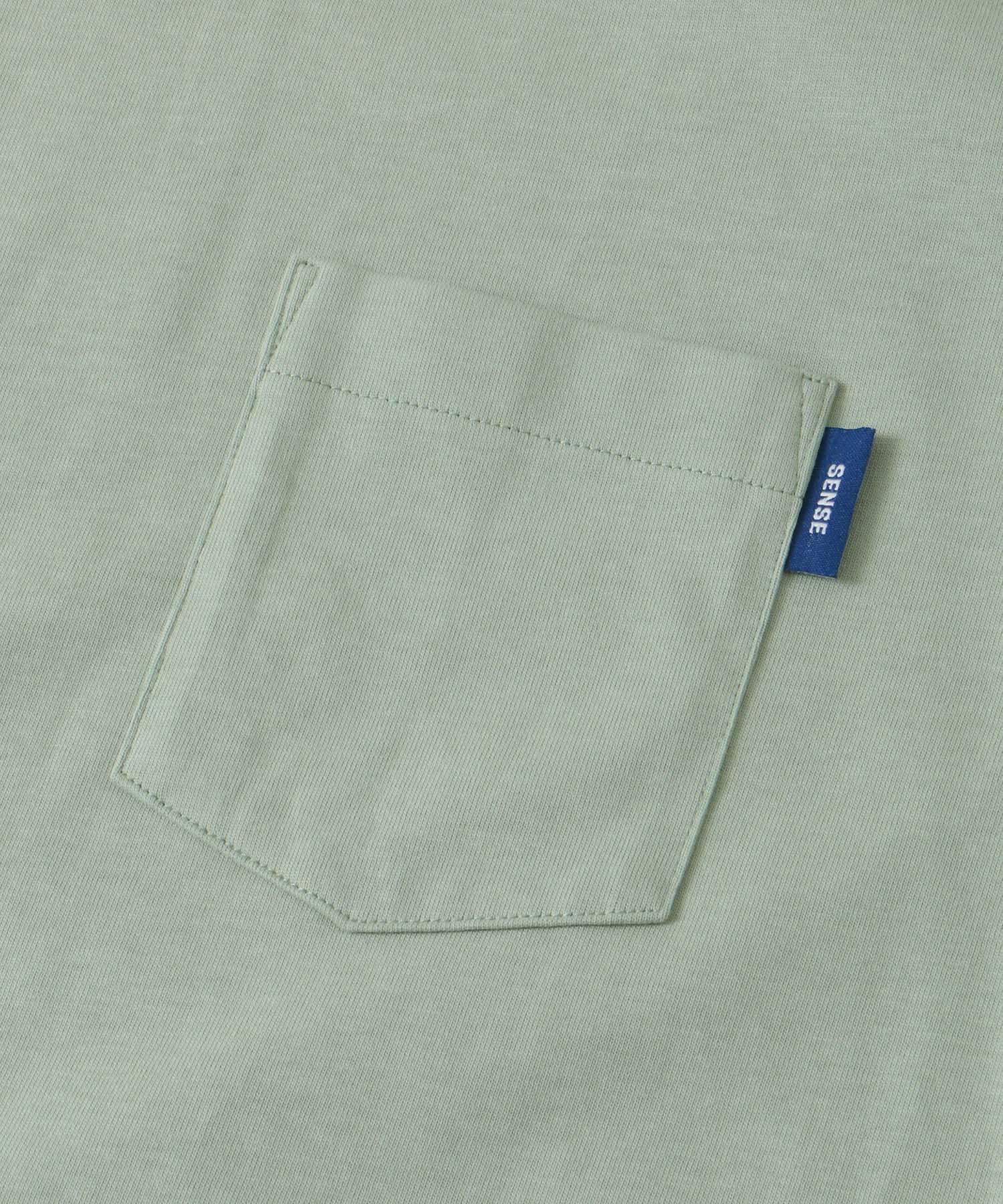 『WEB限定』『ユニセックス』ピスネーム付きポケットショートスリーブTシャツ MINT M