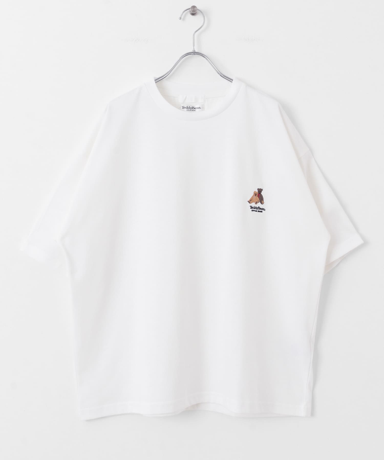 『別注』TeddyBear×SENSE OF PLACE　ショートスリーブTシャツ WHITE M