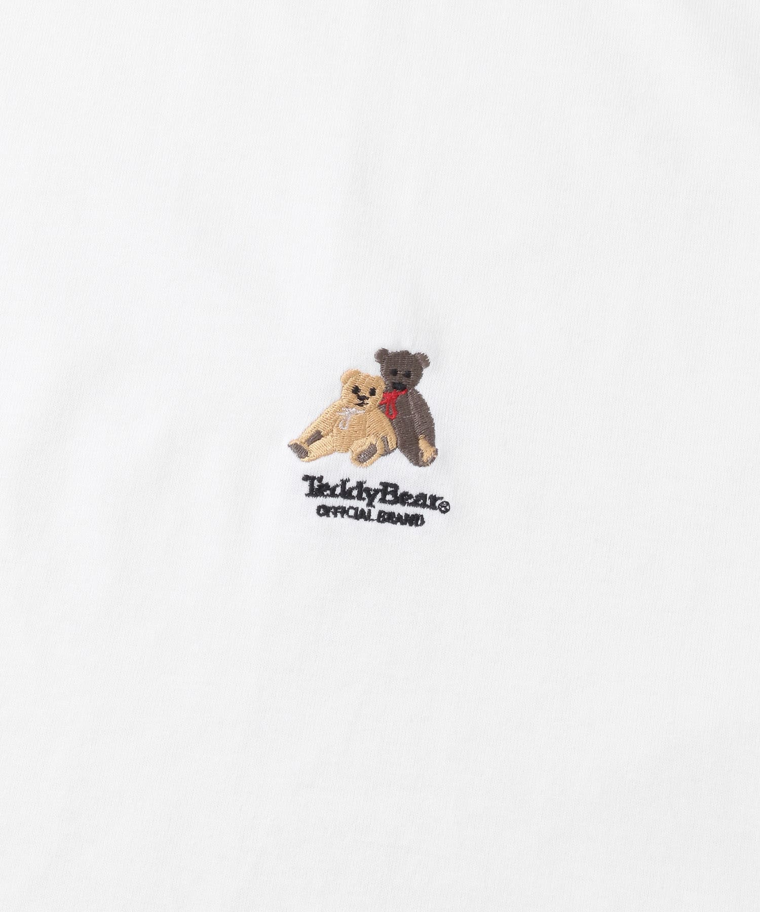 『別注』TeddyBear×SENSE OF PLACE　ショートスリーブTシャツ WHITE M