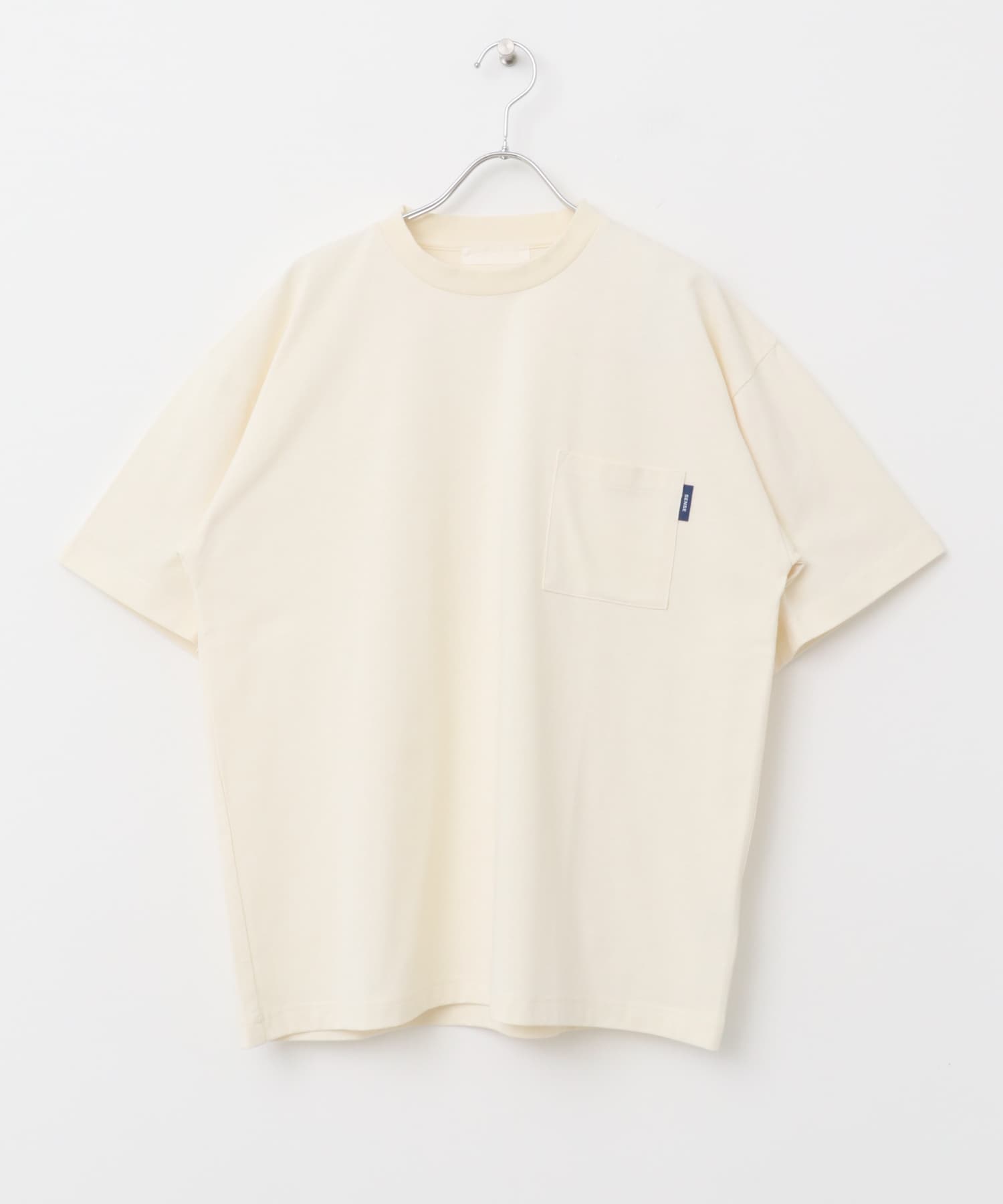 『UR TECH ひやサラクール』リラックスポケTシャツ IVORY M