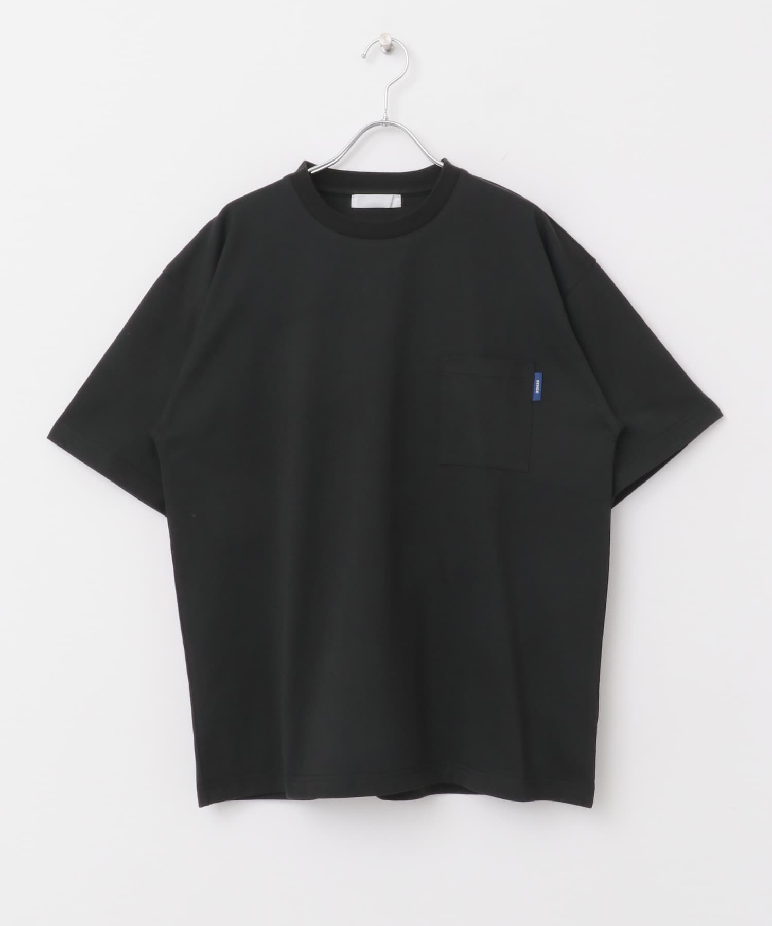 『UR TECH ひやサラクール』リラックスポケTシャツ BLACK M