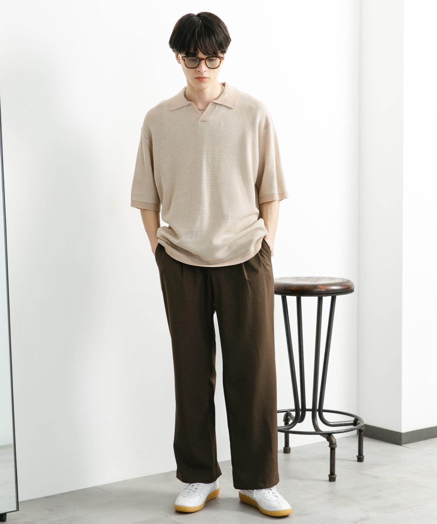 身長：173cm サイズ：L