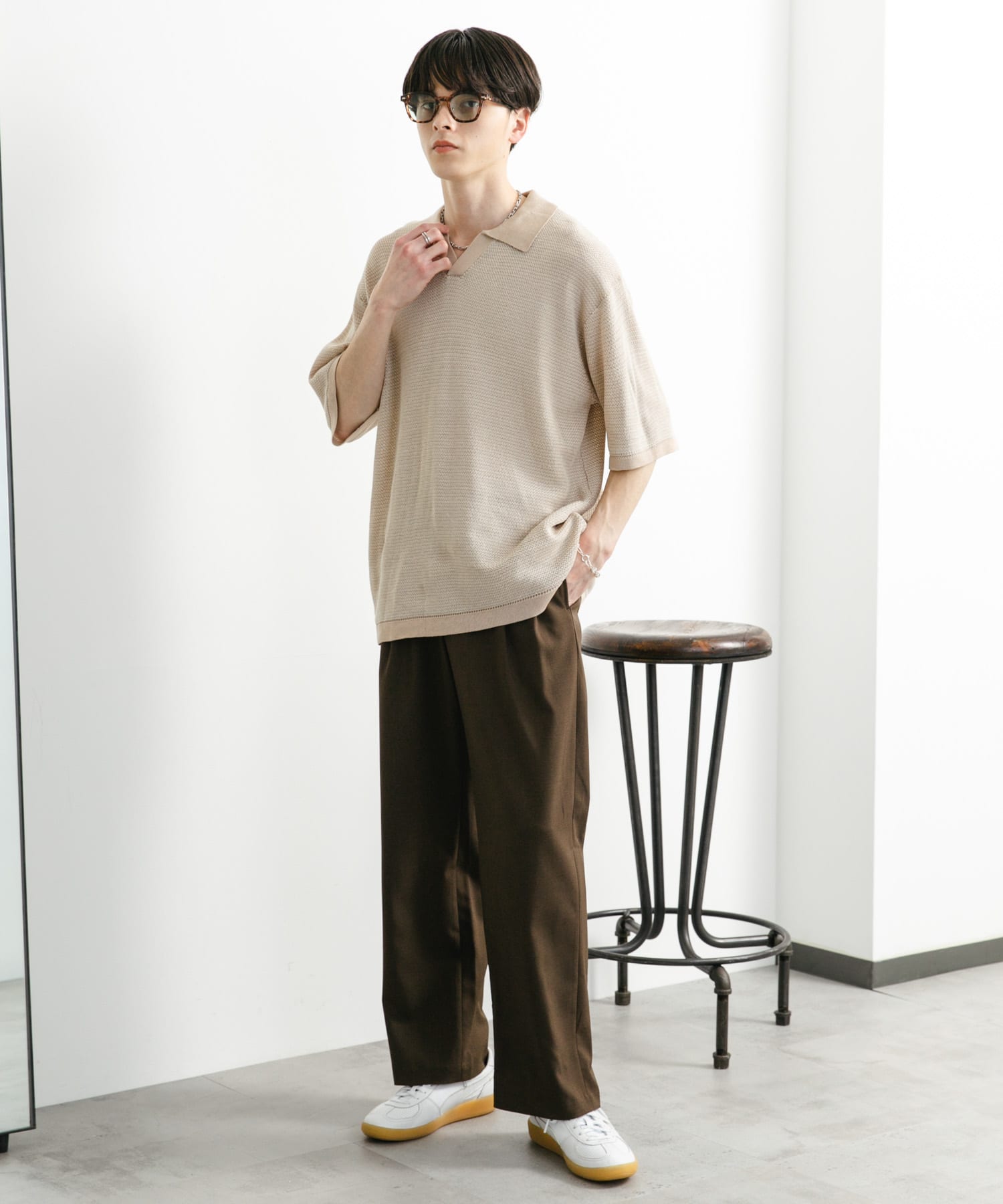 身長：173cm サイズ：L