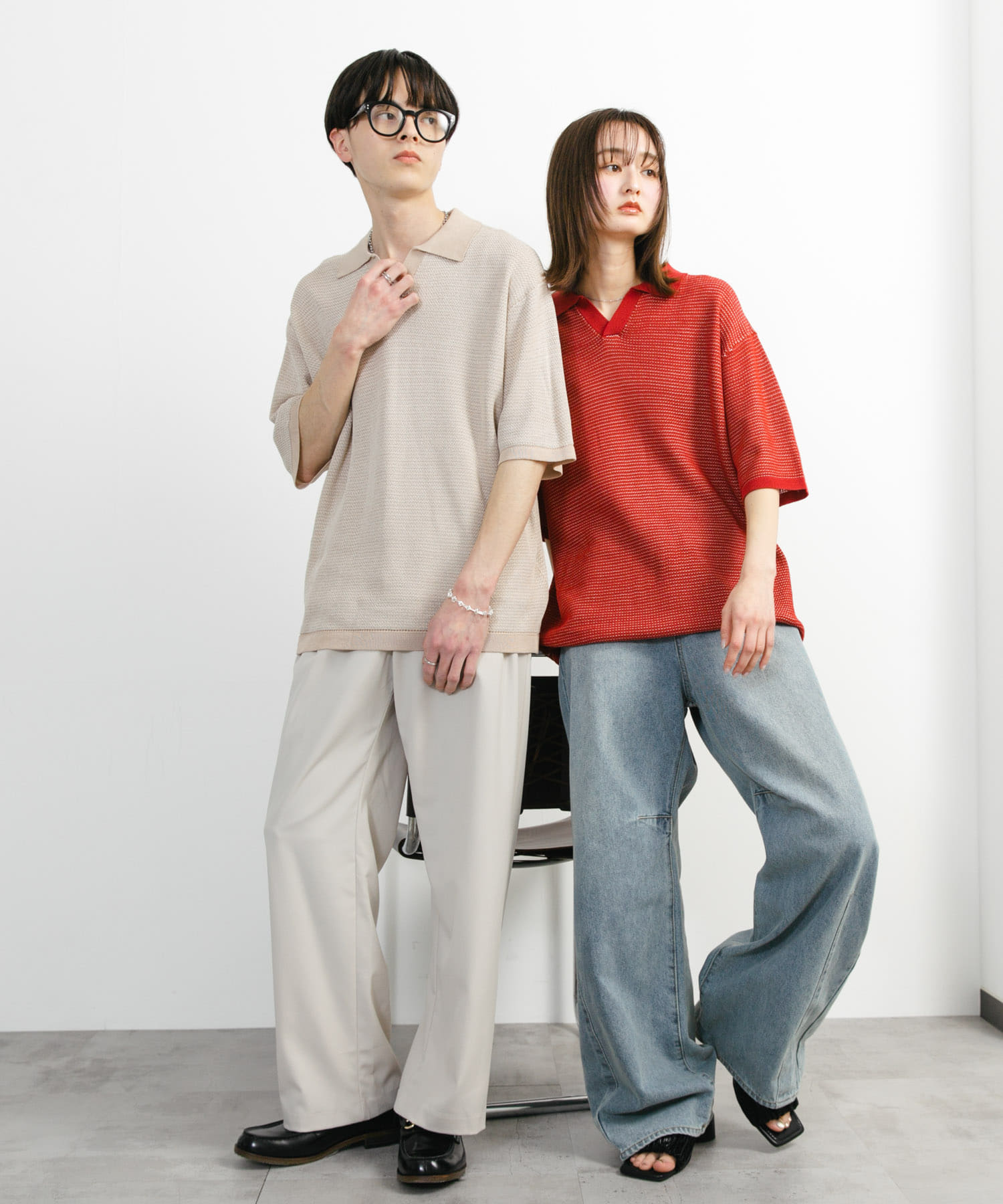 身長：173cm サイズ：L, 身長：169cm サイズ：L