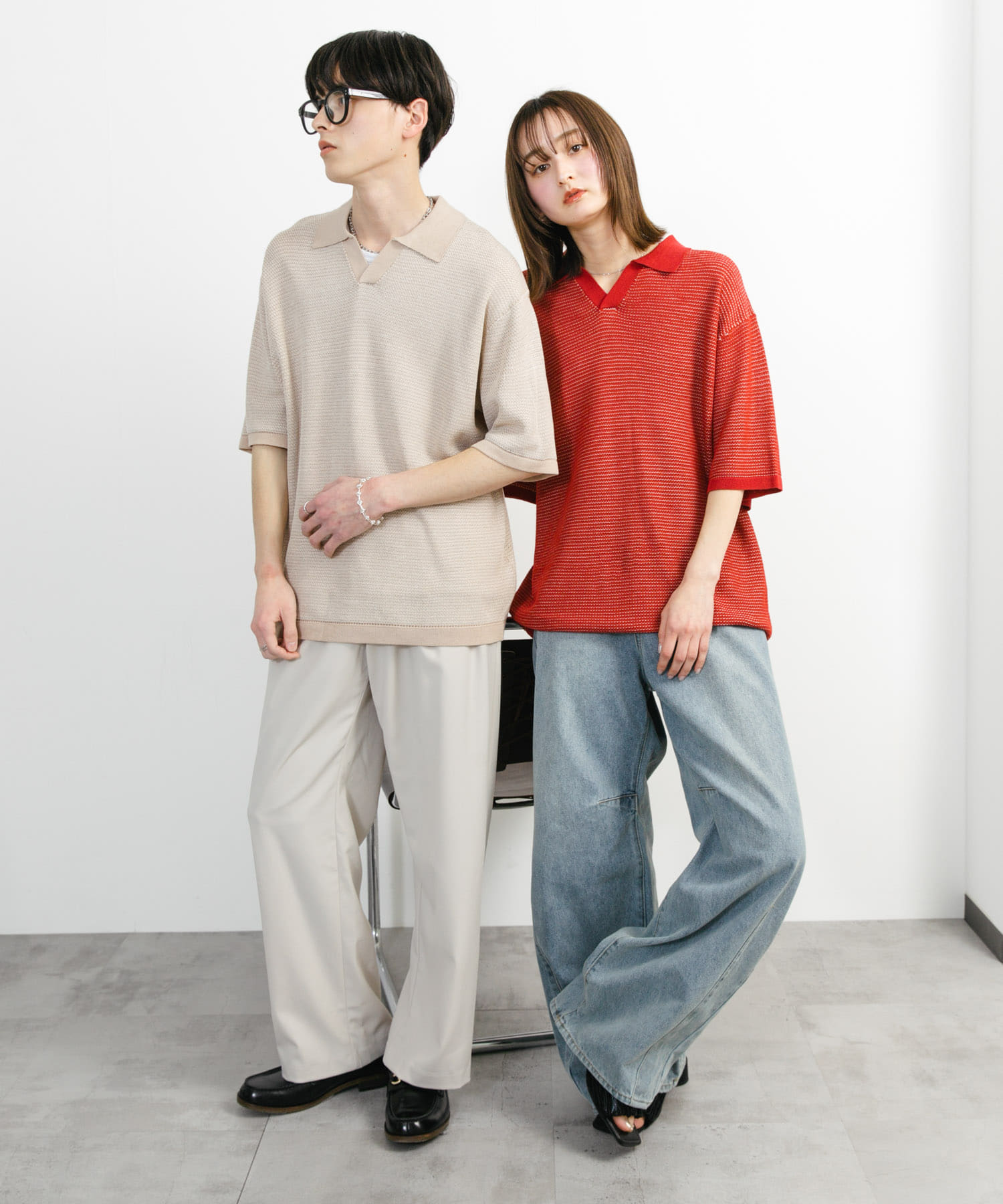 身長：173cm サイズ：L, 身長：169cm サイズ：L