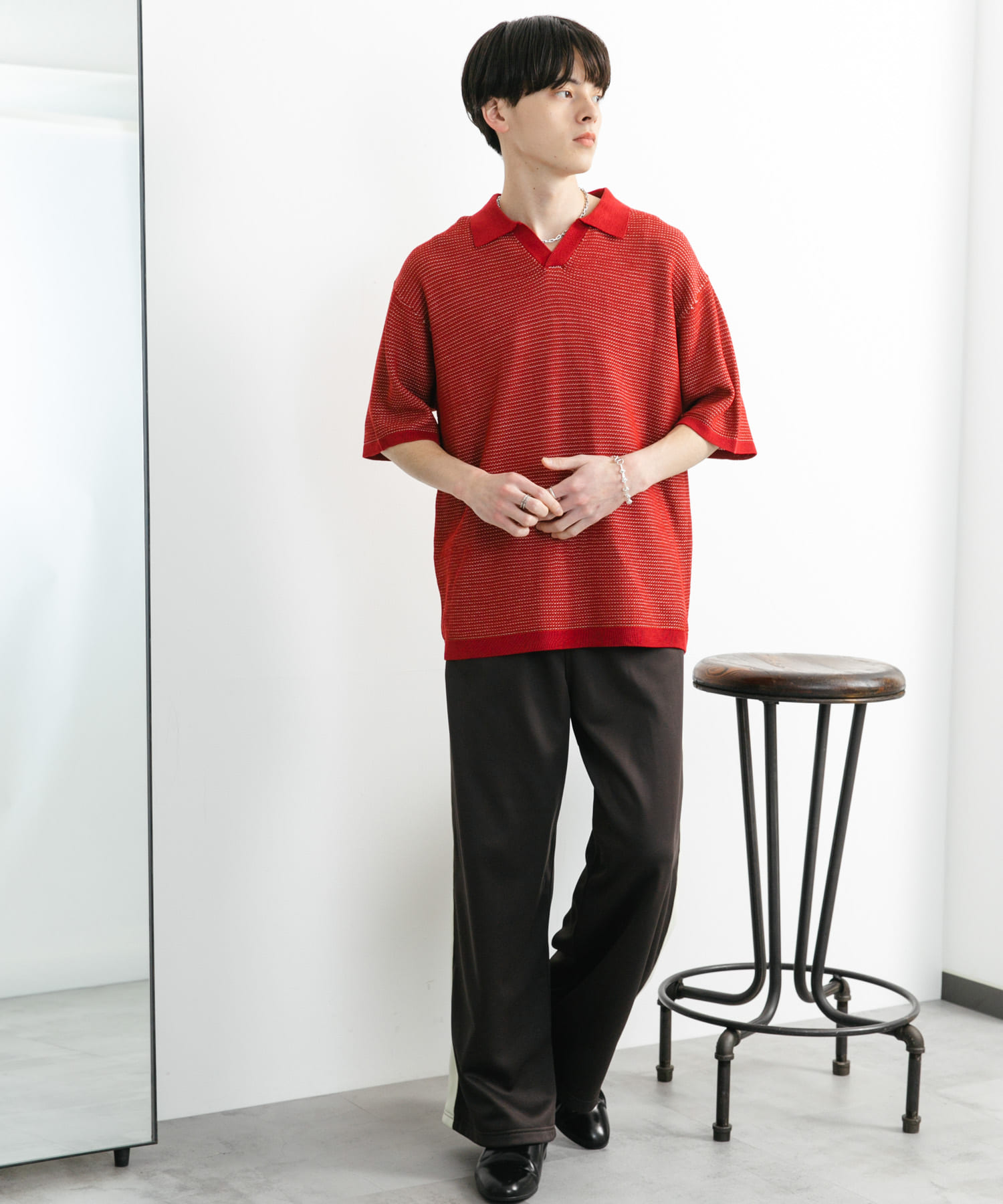 身長：173cm サイズ：L