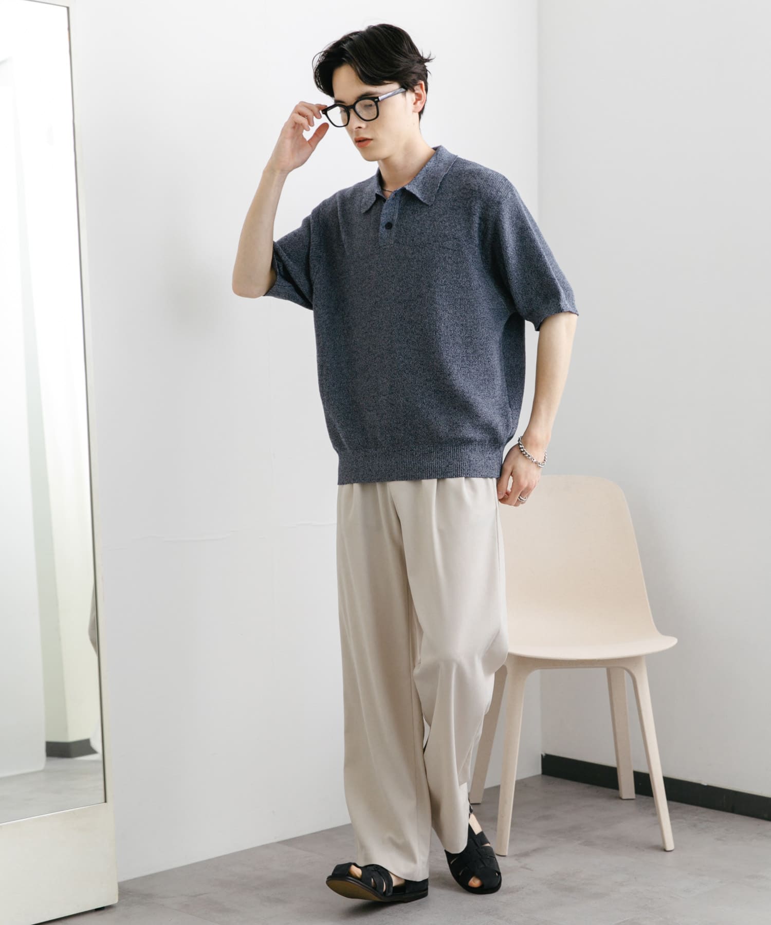 身長：173cm サイズ：L