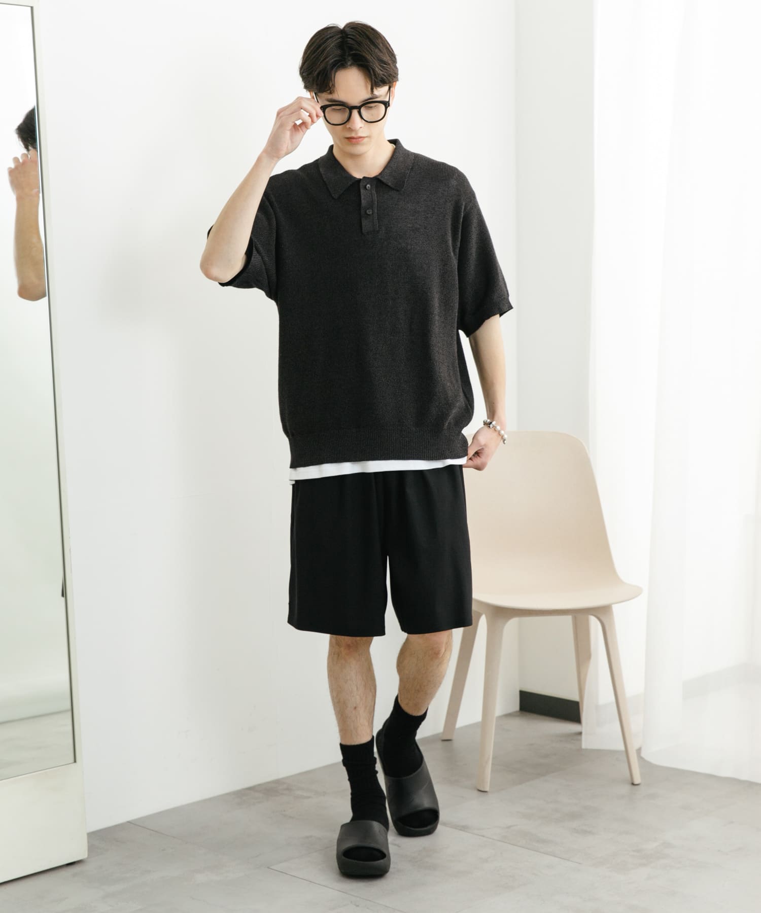 身長：173cm サイズ：L