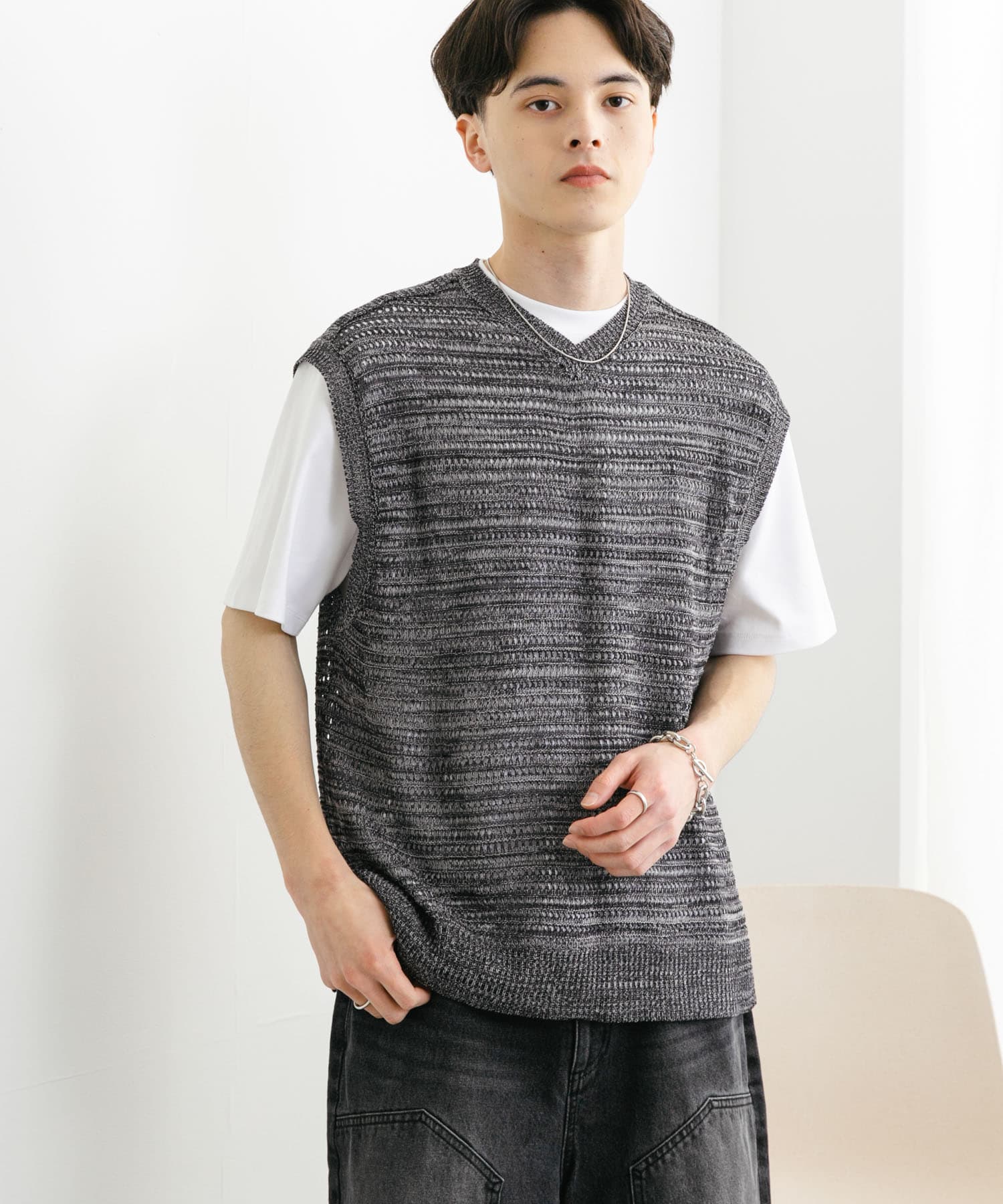 身長：173cm サイズ：L