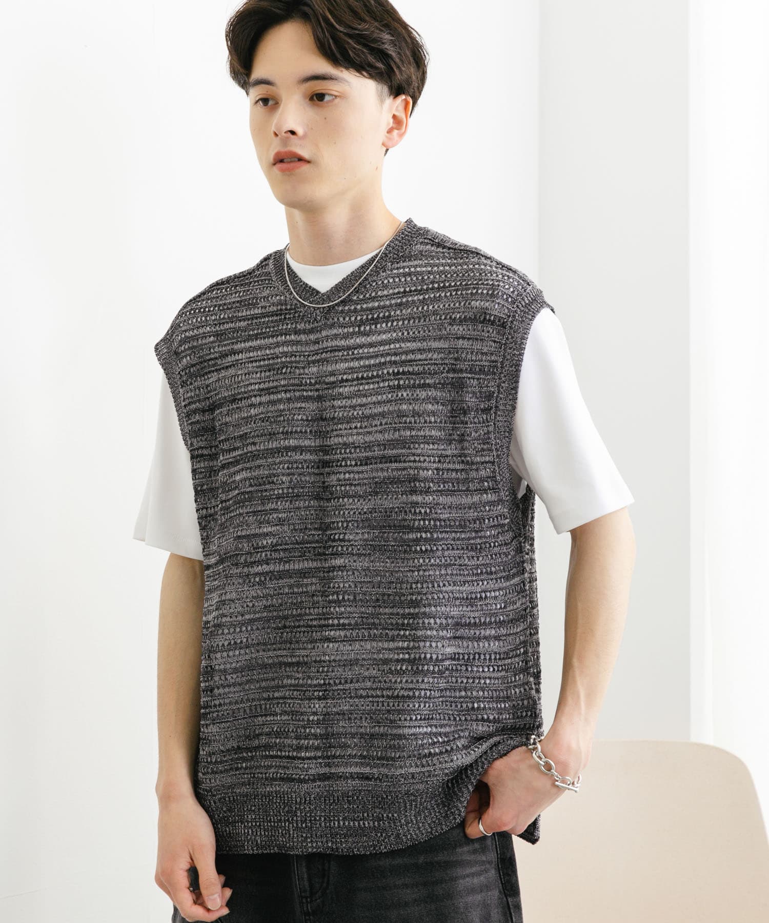 身長：173cm サイズ：L