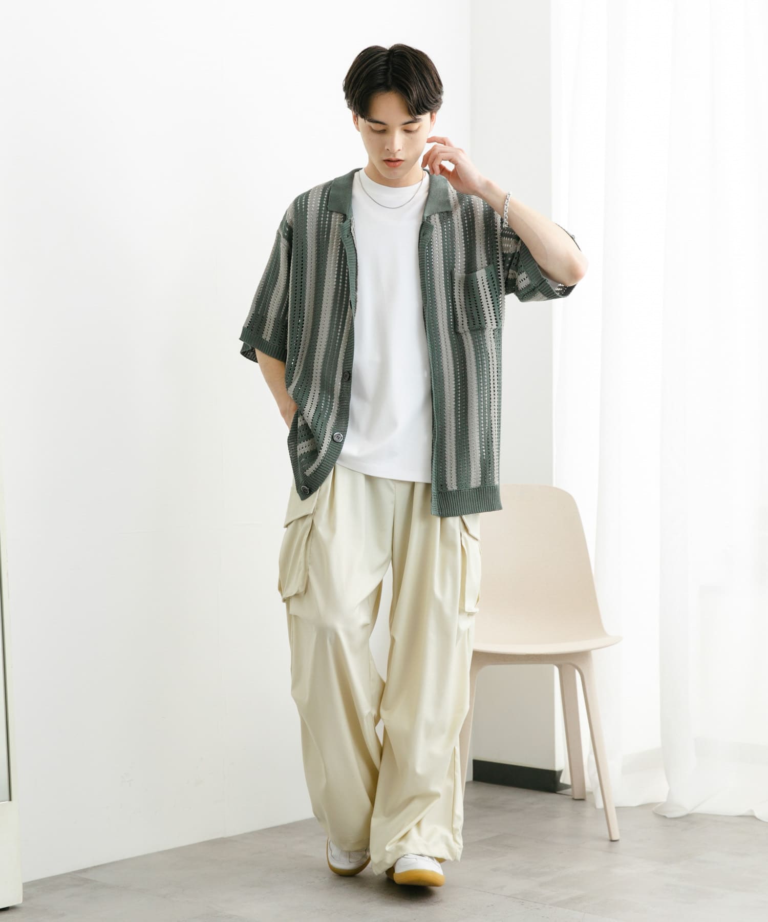 身長：173cm サイズ：L