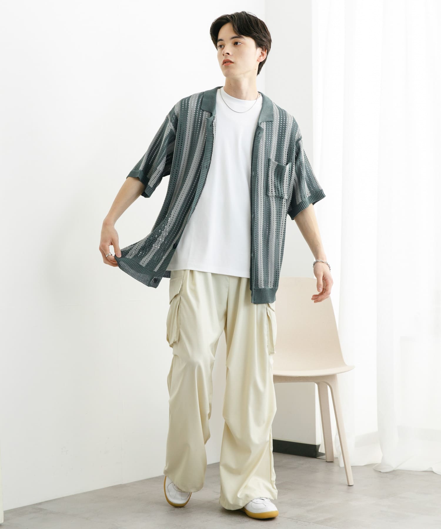 身長：173cm サイズ：L