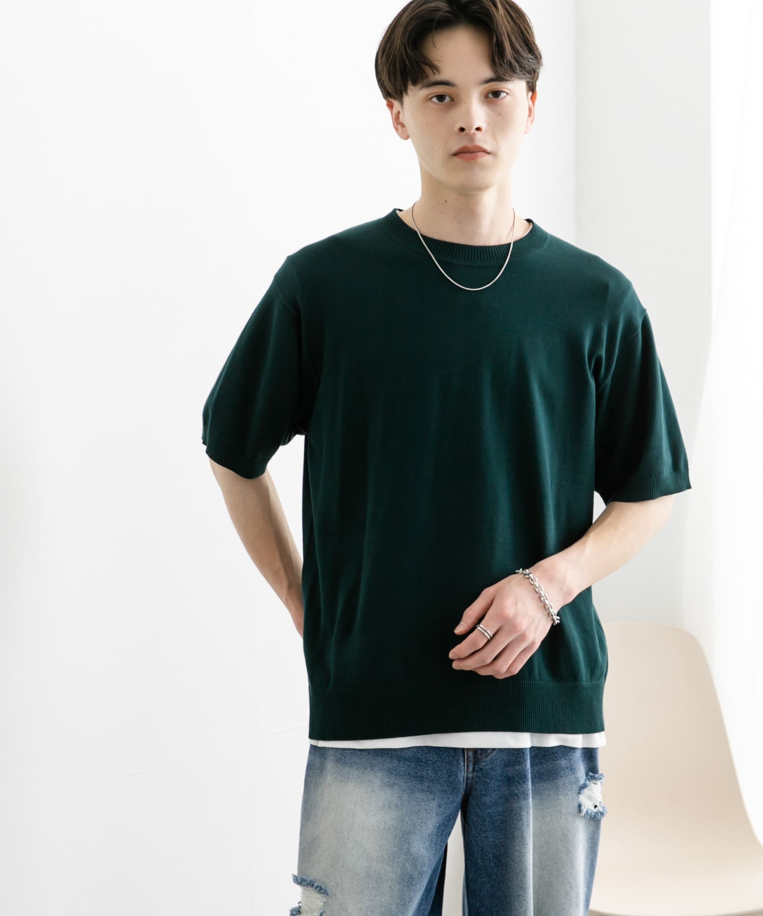 身長：173cm サイズ：L