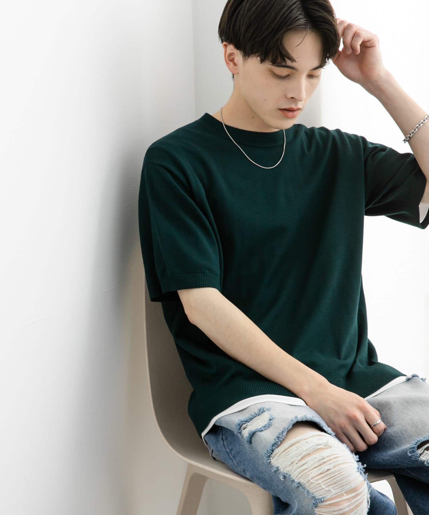 身長：173cm サイズ：L