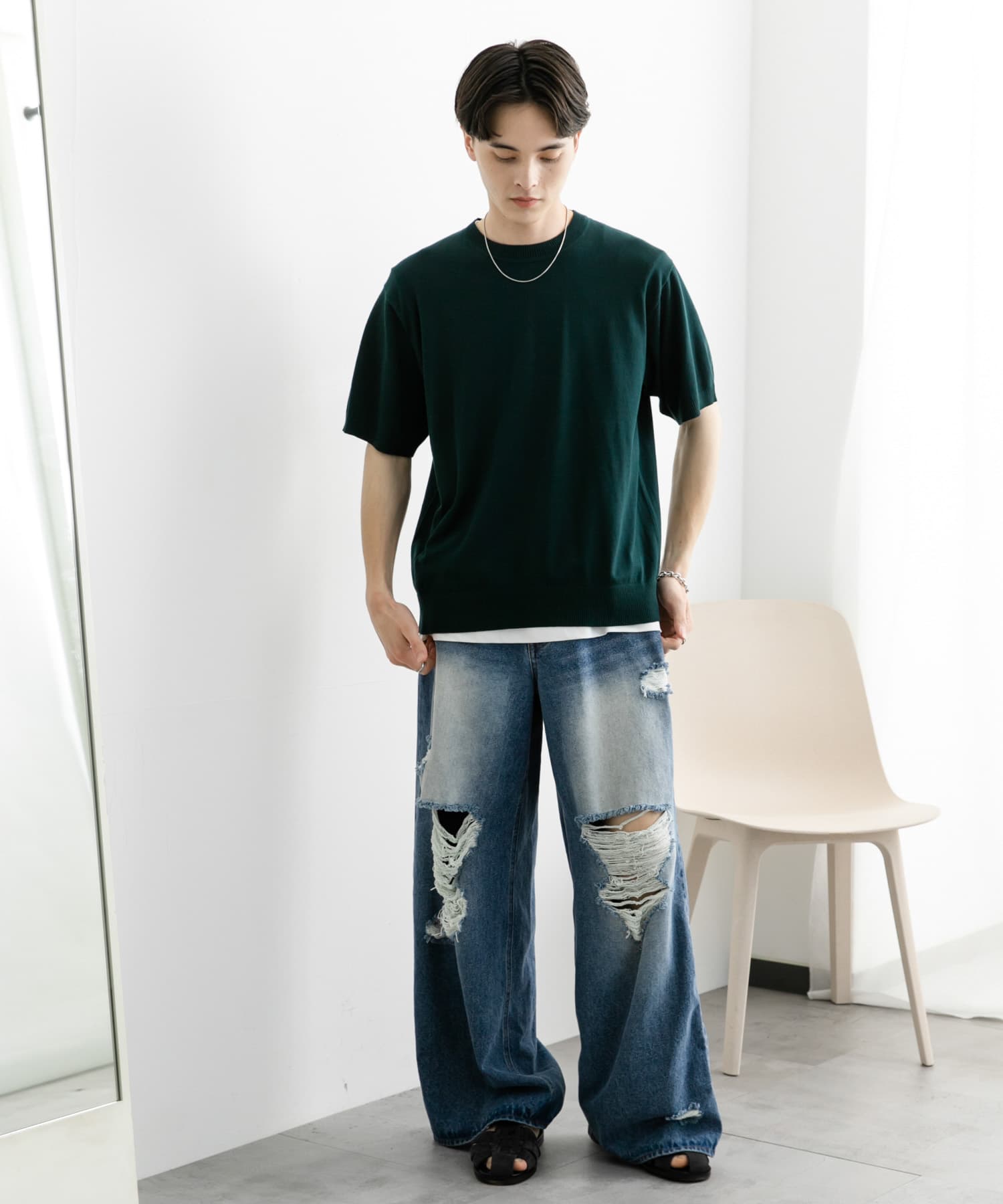 身長：173cm サイズ：L