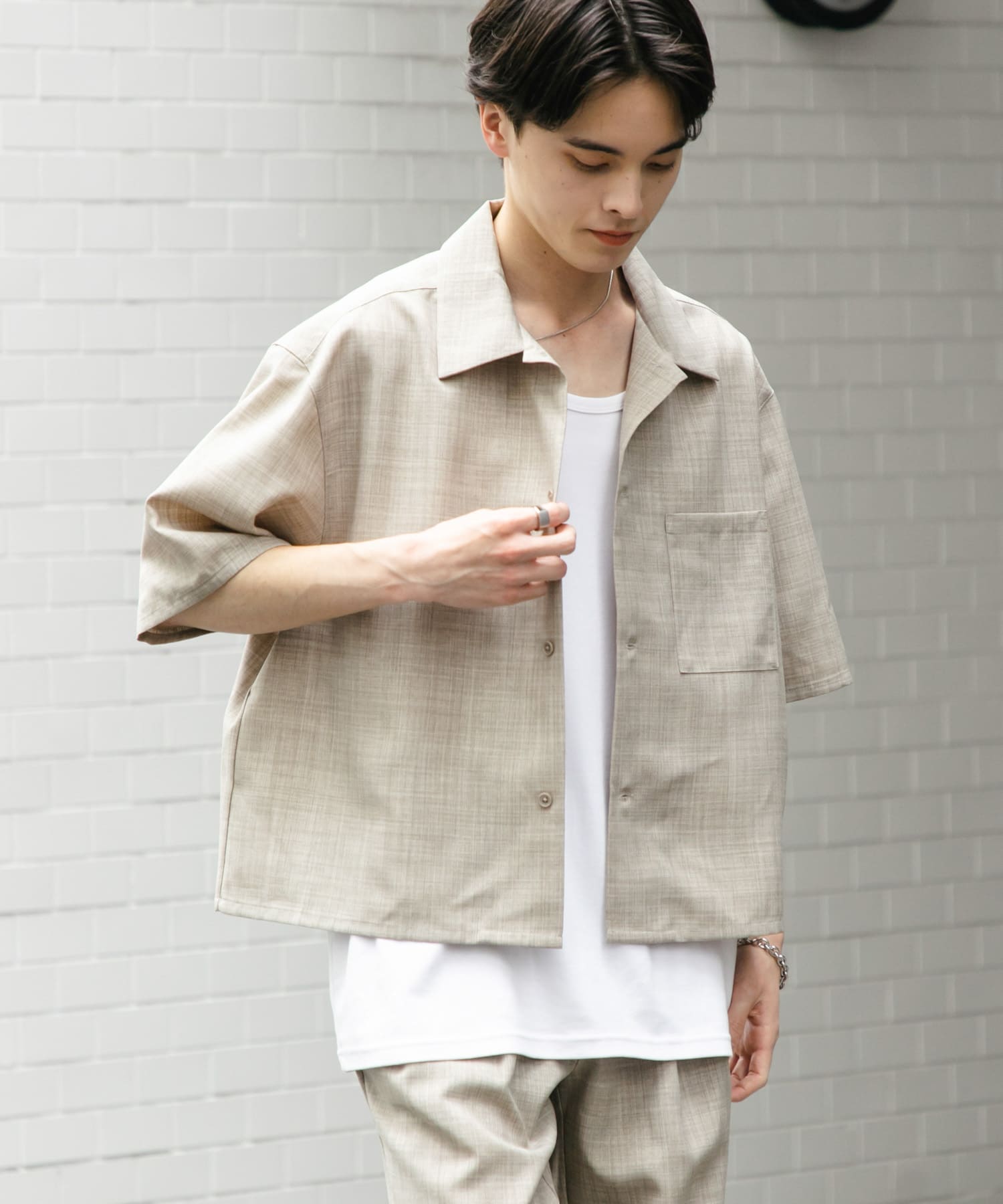 身長：173cm サイズ：L