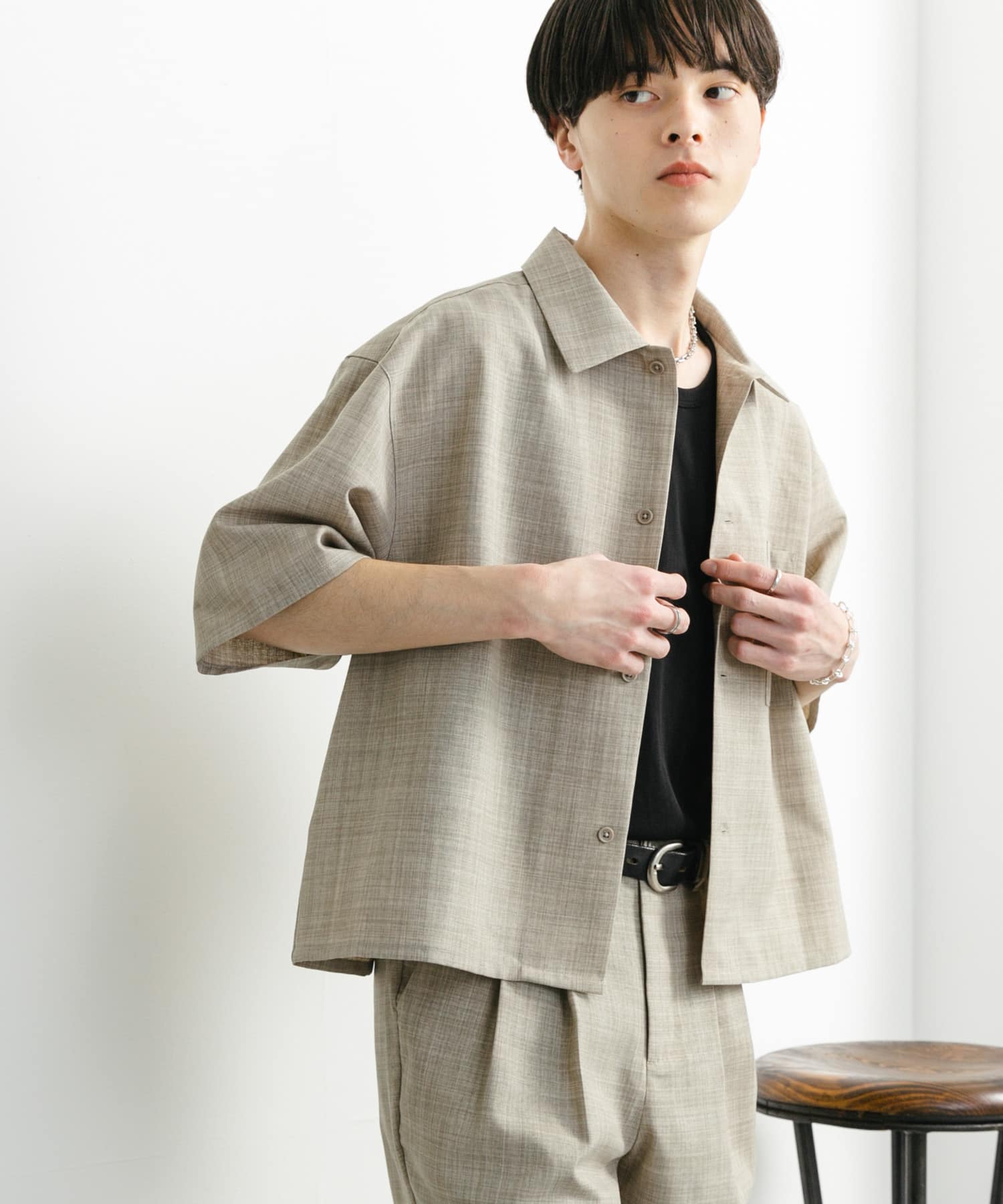 身長：173cm サイズ：L