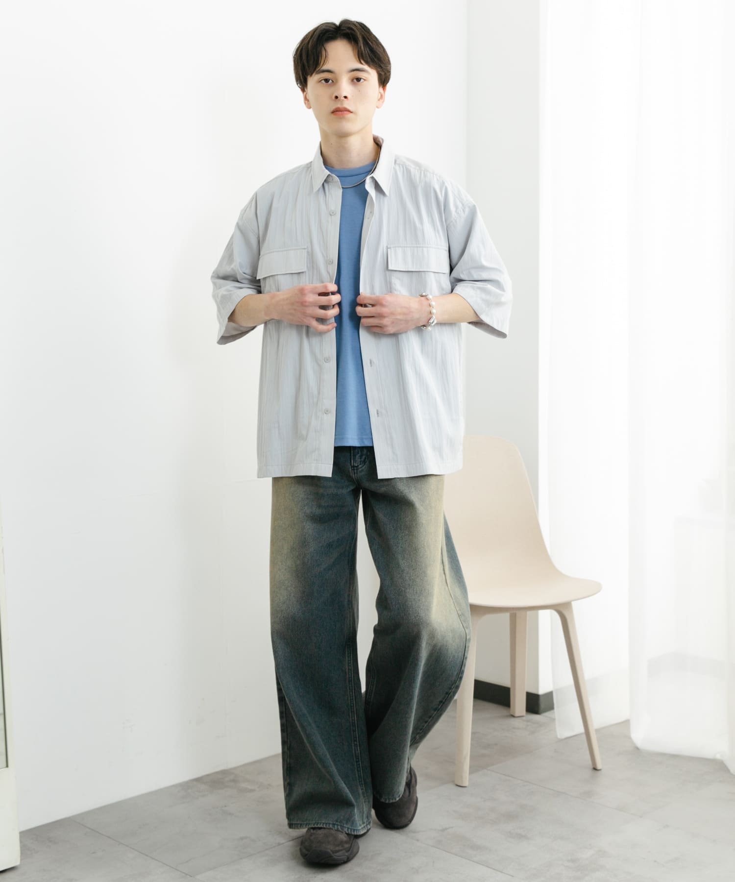 身長：173cm サイズ：L