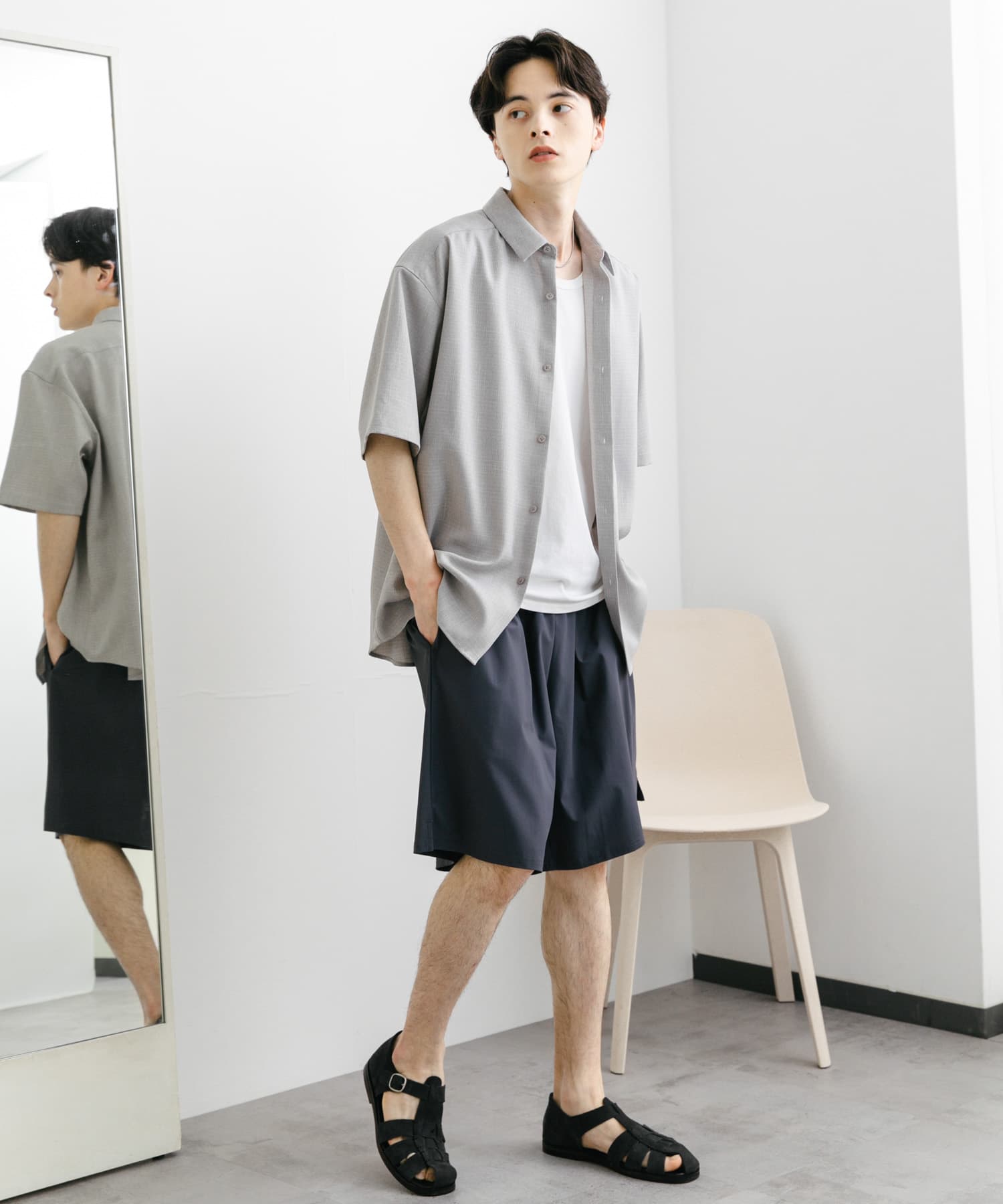 身長：173cm サイズ：L