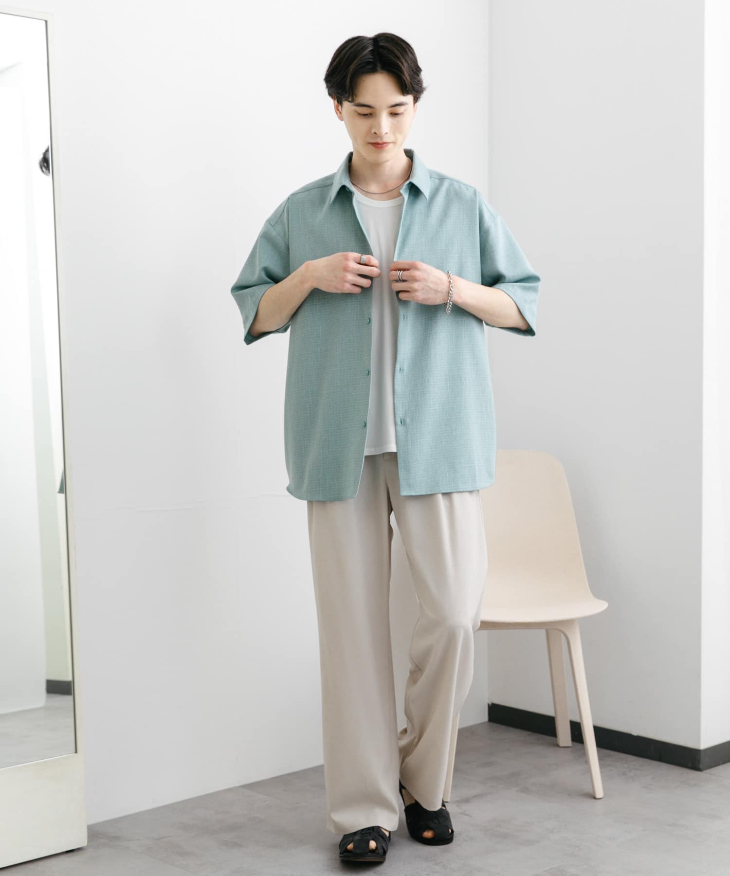 身長：173cm サイズ：L