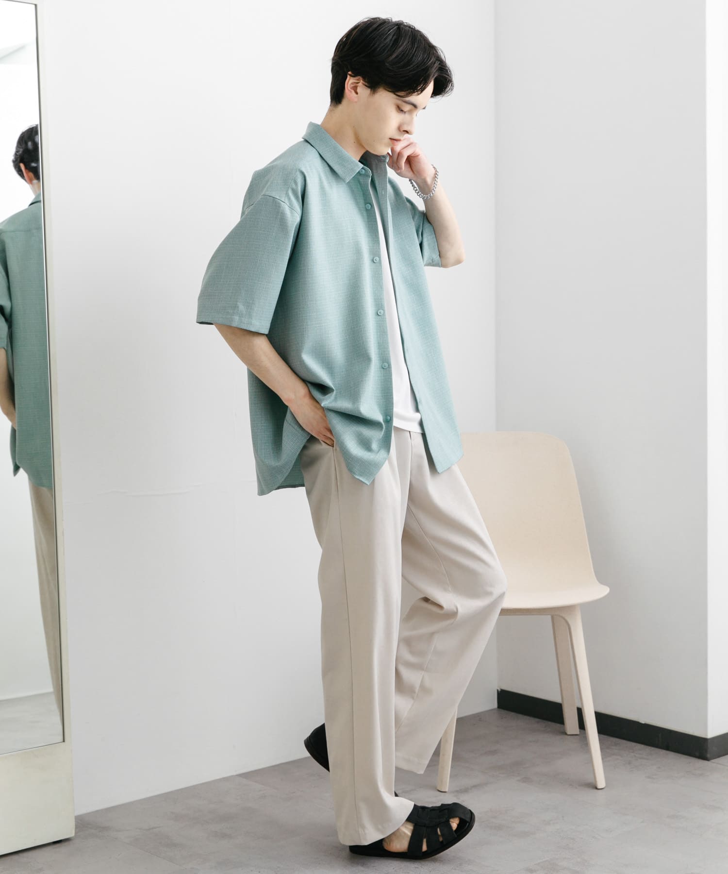 身長：173cm サイズ：L