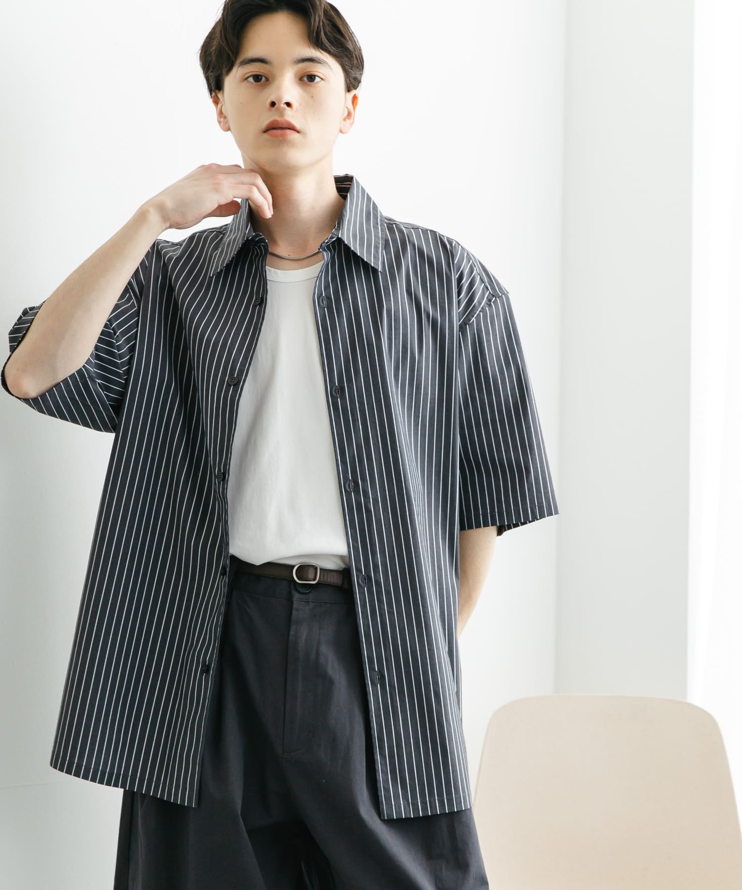 身長：173cm サイズ：L