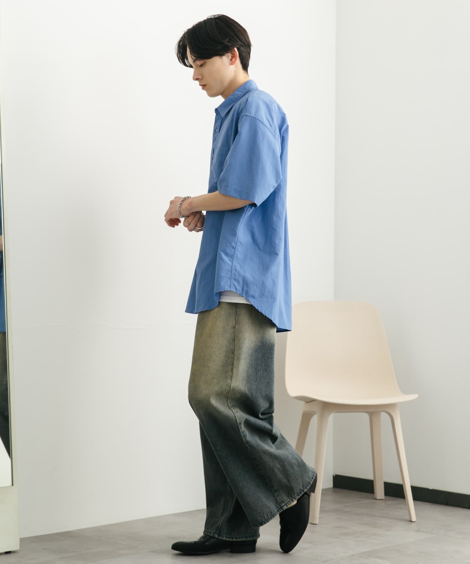 身長：173cm サイズ：L