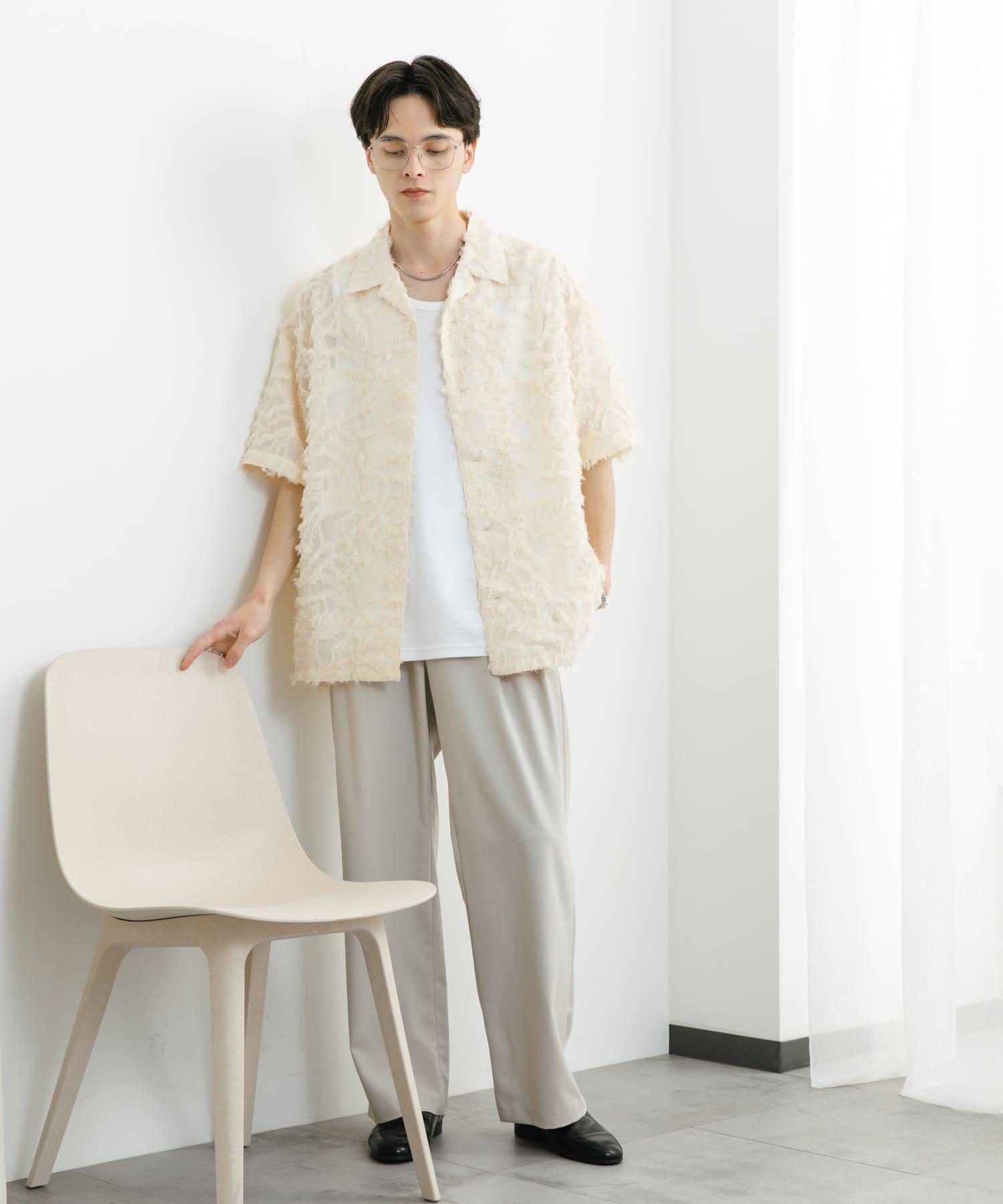 身長：173cm サイズ：L