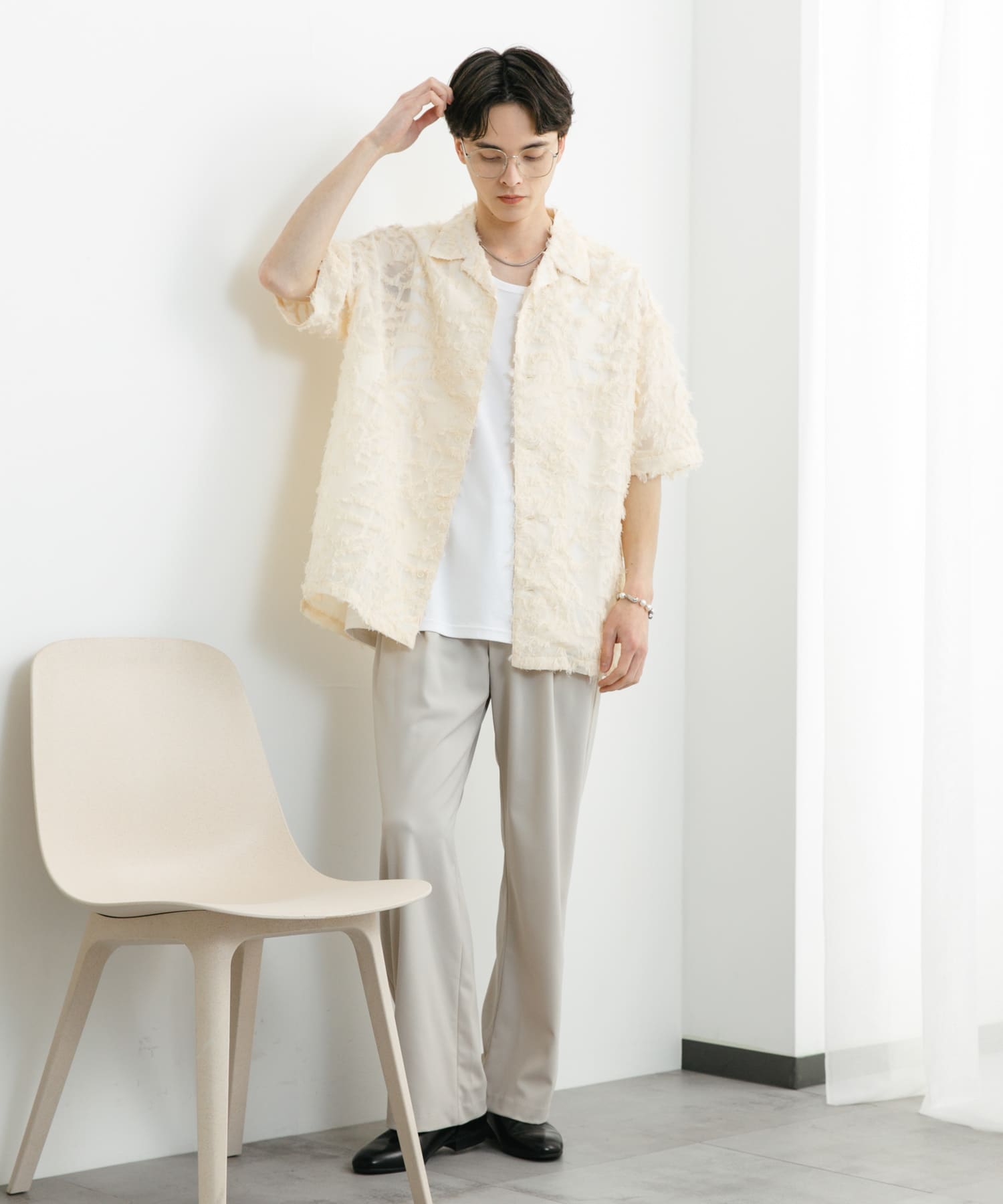 身長：173cm サイズ：L