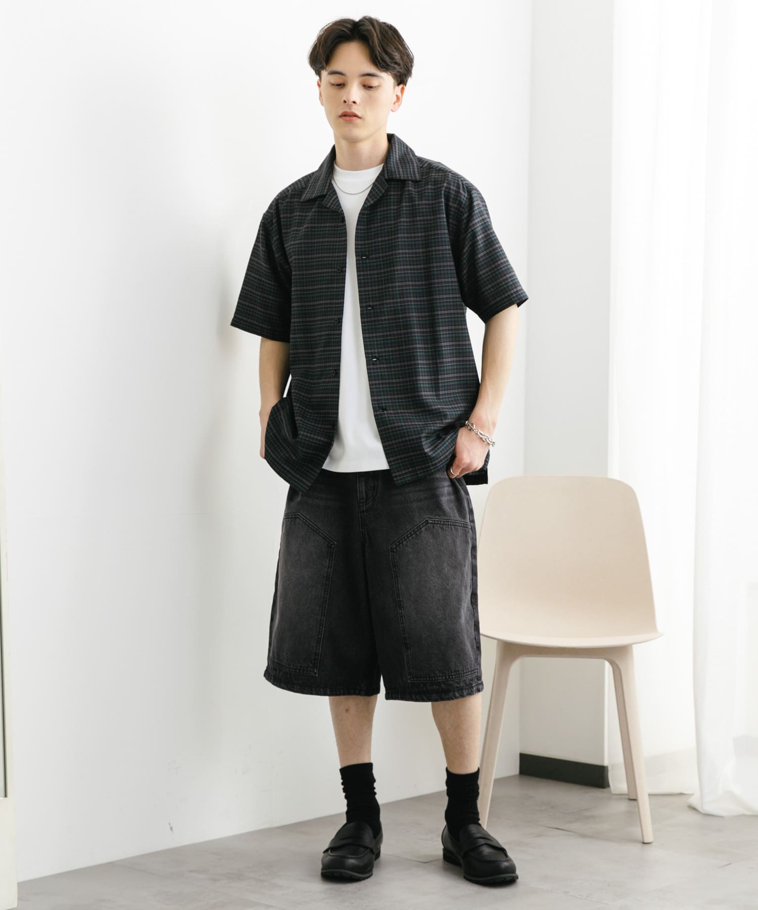 身長：173cm サイズ：L