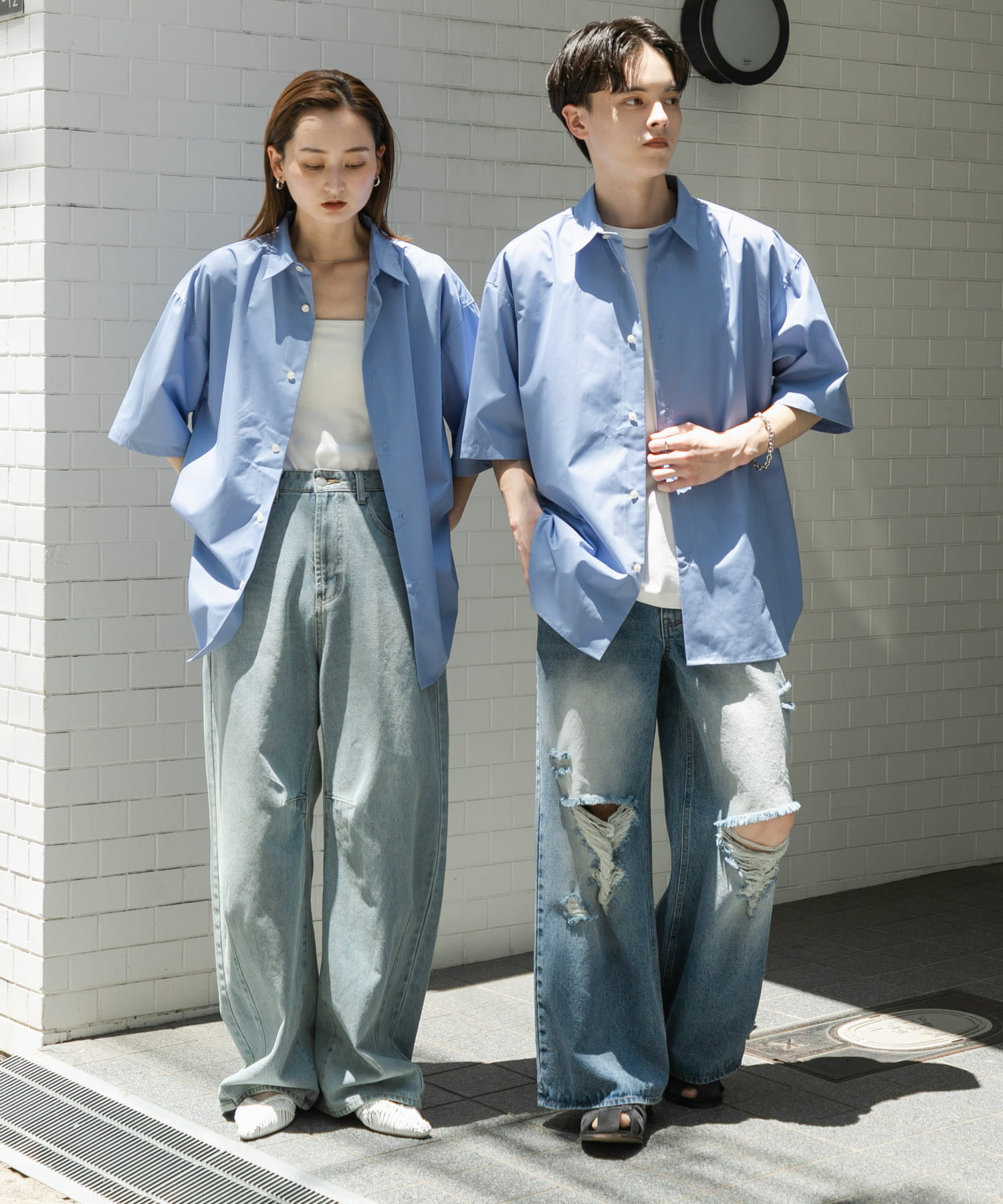 身長：169cm サイズ：M, 身長：173cm サイズ：L