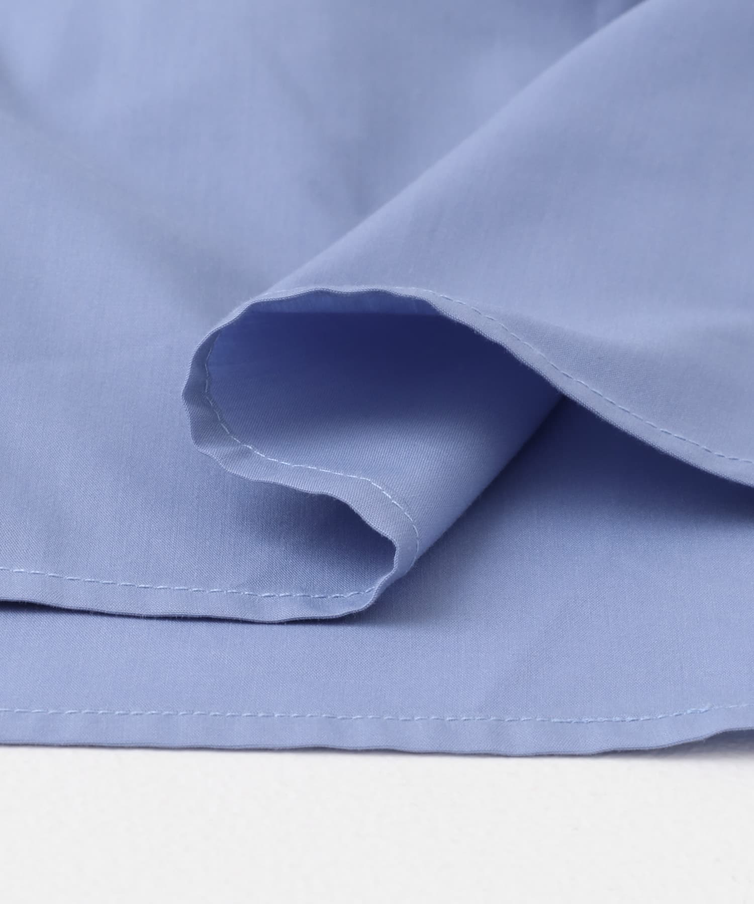 『ユニセックス』リラックスフィットレギュラーカラーショートスリーブシャツ BLUE M