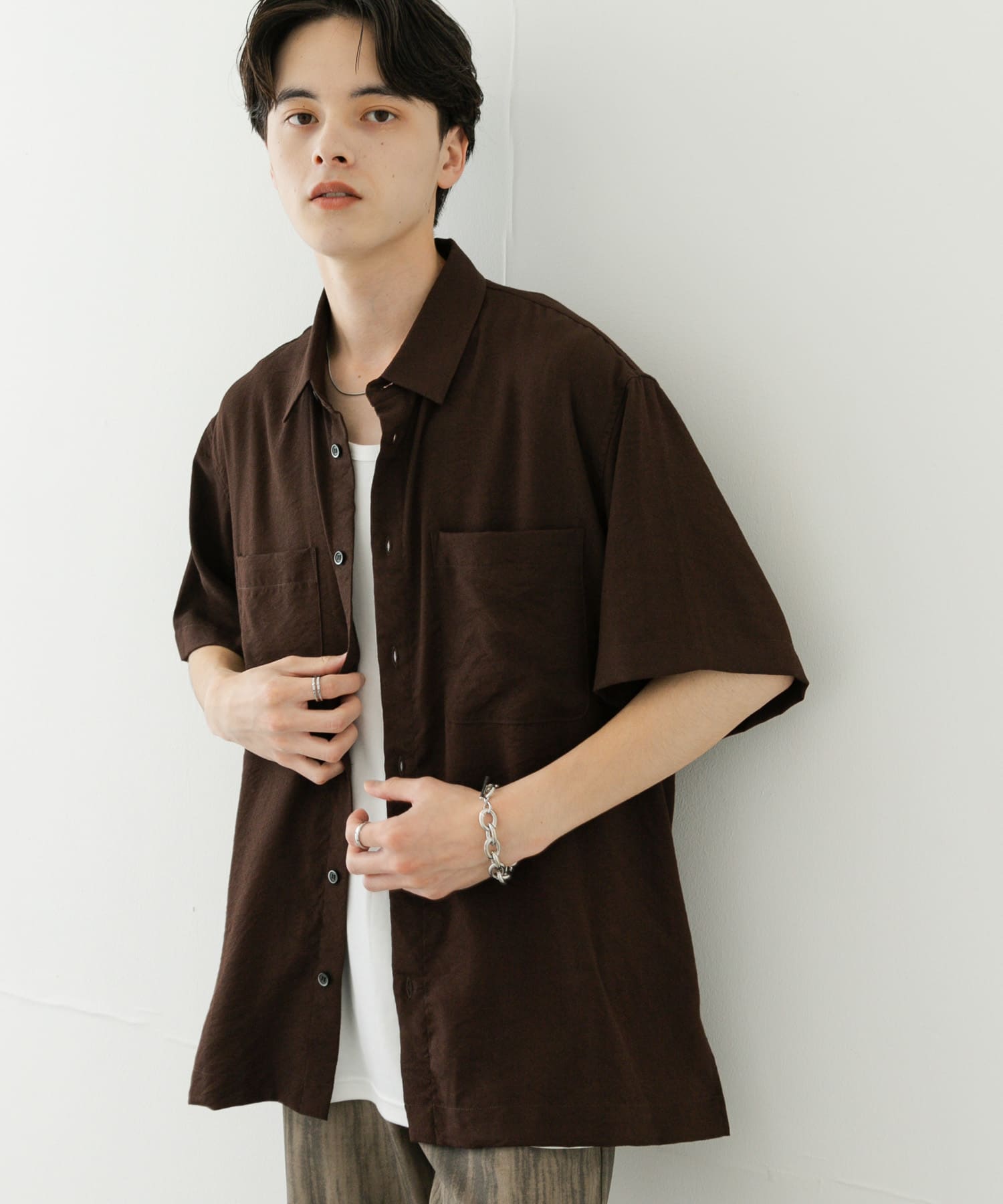 ソフトツイルWPKレギュラーカラーショートスリーブシャツ(M BLACK ソフトツイルWPKレギュラーカラーショートスリーブシャツ(M BLACK