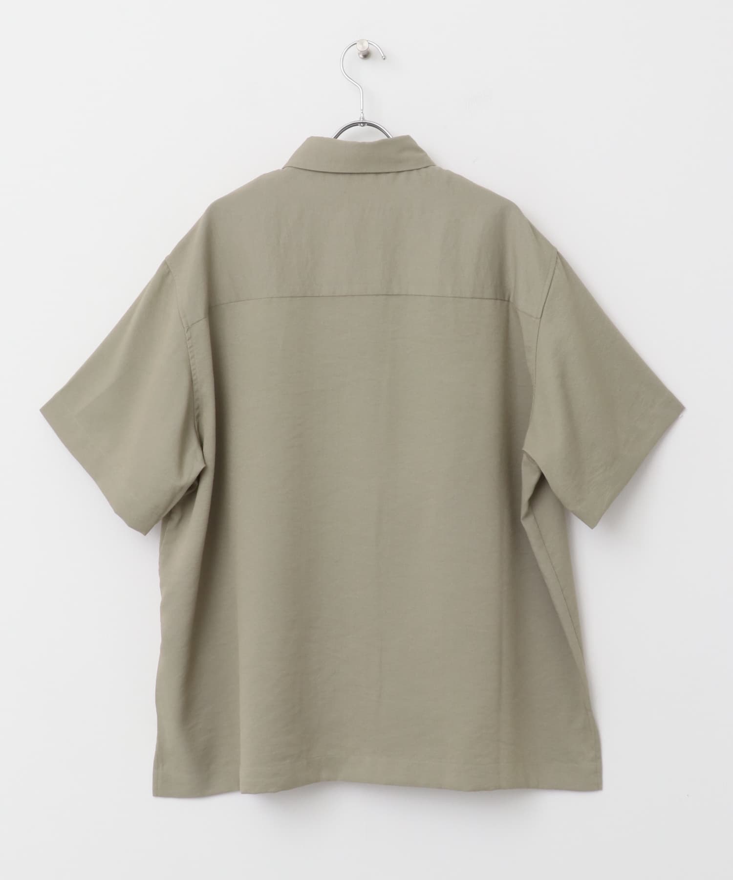 ソフトツイルWPKレギュラーカラーショートスリーブシャツ L.MINT M
